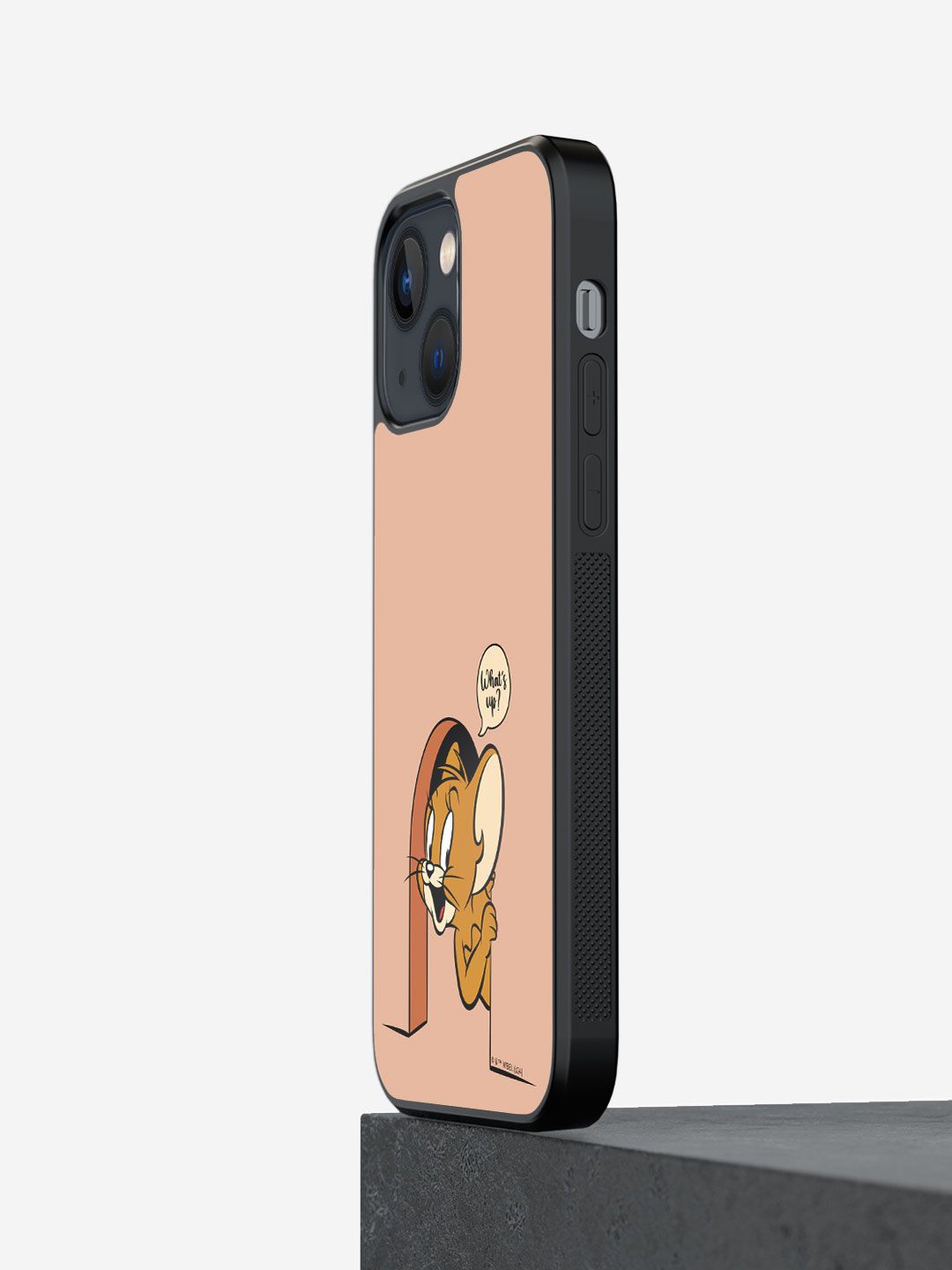 

macmerise Cartoon Characters Printed iPhone 13 Mini Back Case Mobile Accessories, Brown