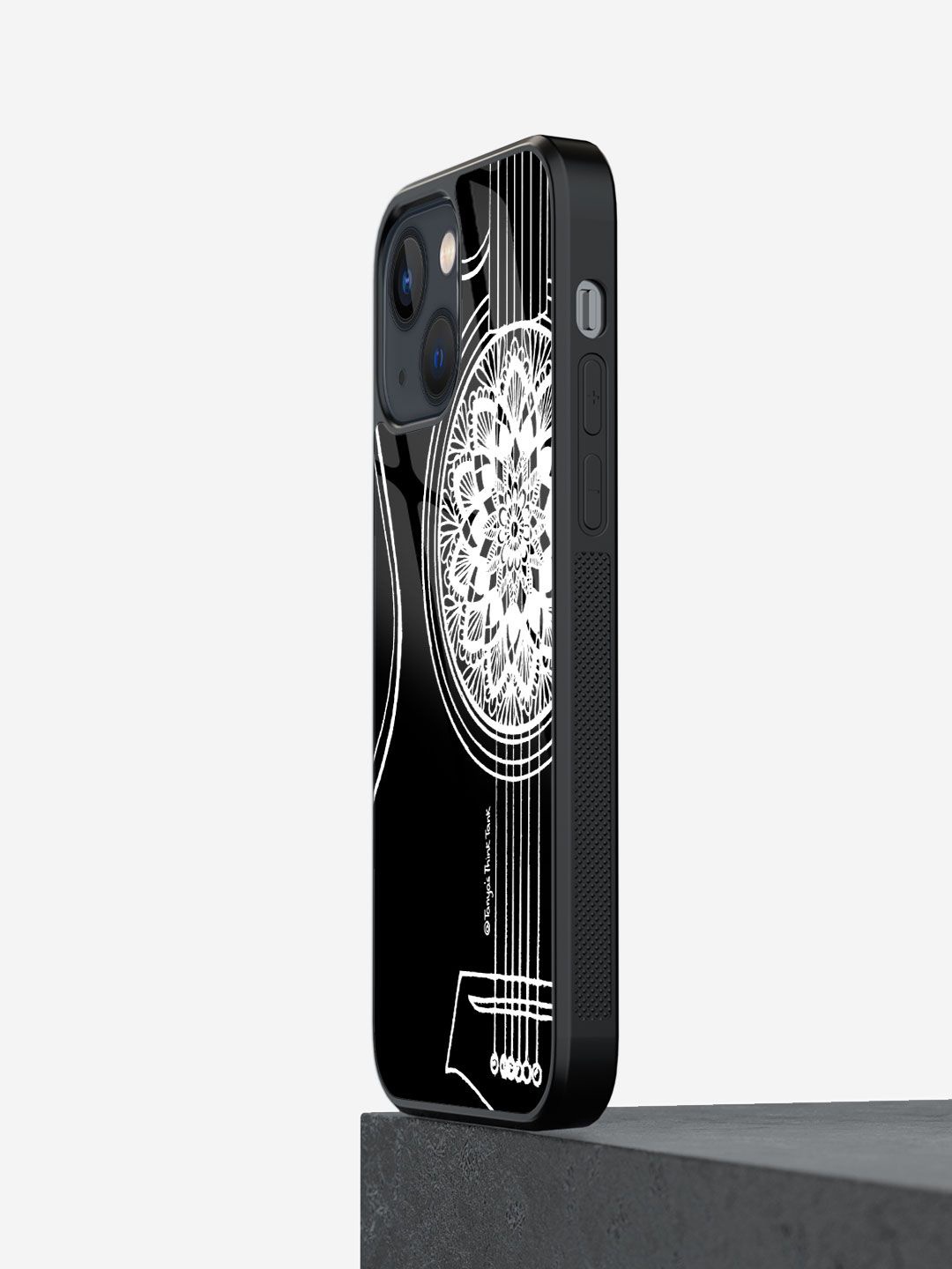 

macmerise Floral Printed iPhone 13 Back Case Mobile Accessories, Black
