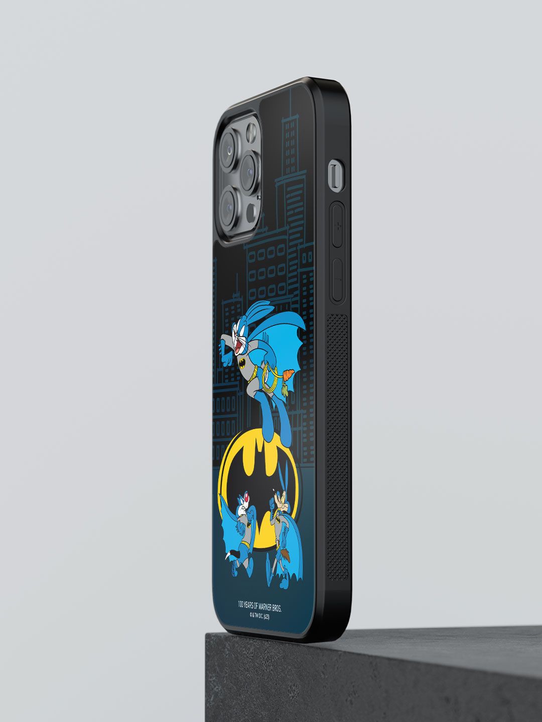 

macmerise Cartoon Characters Printed iPhone 13 Pro Max Back Case Mobile Accessories, Black