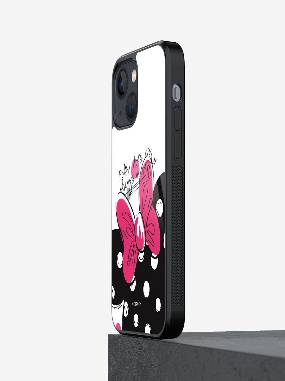 

macmerise Cartoon Characters Printed iPhone 13 Mini Back Case Mobile Accessories, White