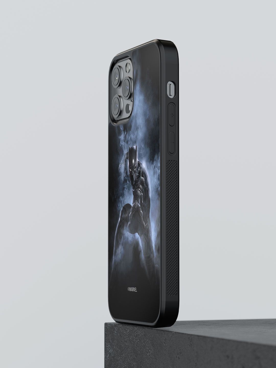 

macmerise Superhero Printed iPhone 13 Pro Max Back Case Mobile Accessories, Black