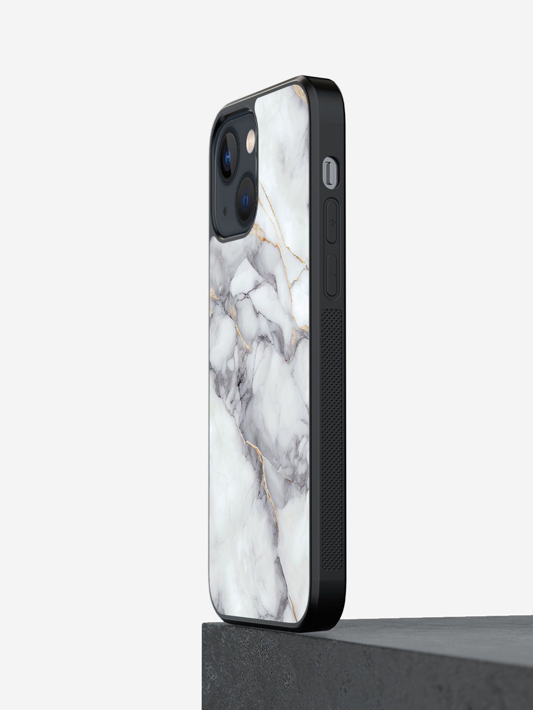 

macmerise Abstract Printed iPhone 13 Mini Back Case Mobile Accessories, White