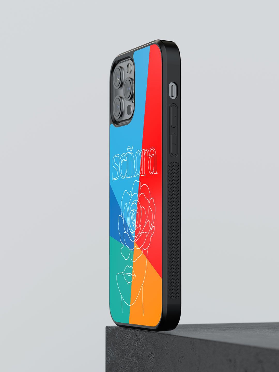 

macmerise Typography Printed iPhone 13 Pro Back Case Mobile Accessories, Blue