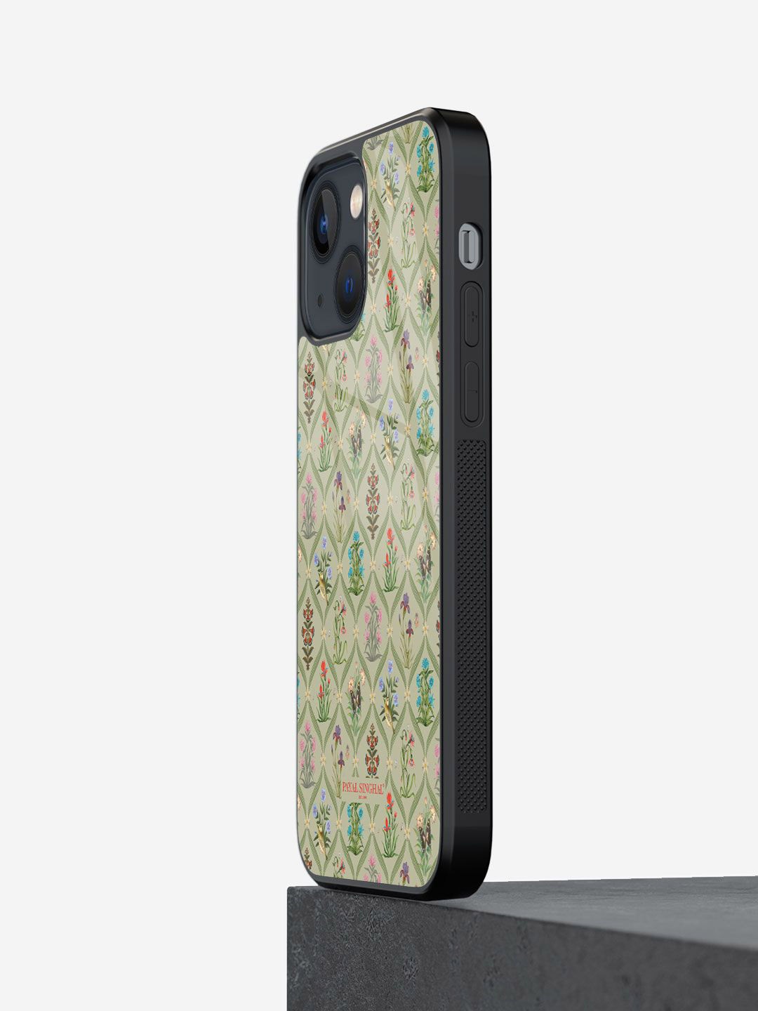 

macmerise Floral Printed iPhone 13 Mini Back Case Mobile Accessories, Green