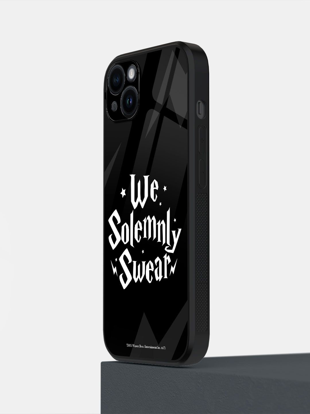 

macmerise Typography Printed iPhone 14 Plus Back Case Mobile Accessories, Black