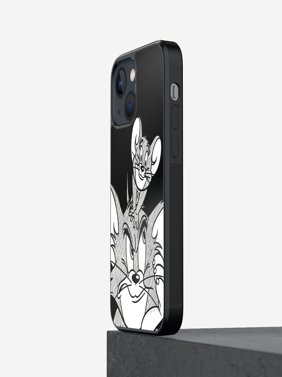 

macmerise Cartoon Characters Printed iPhone 13 Back Case Mobile Accessories, Grey