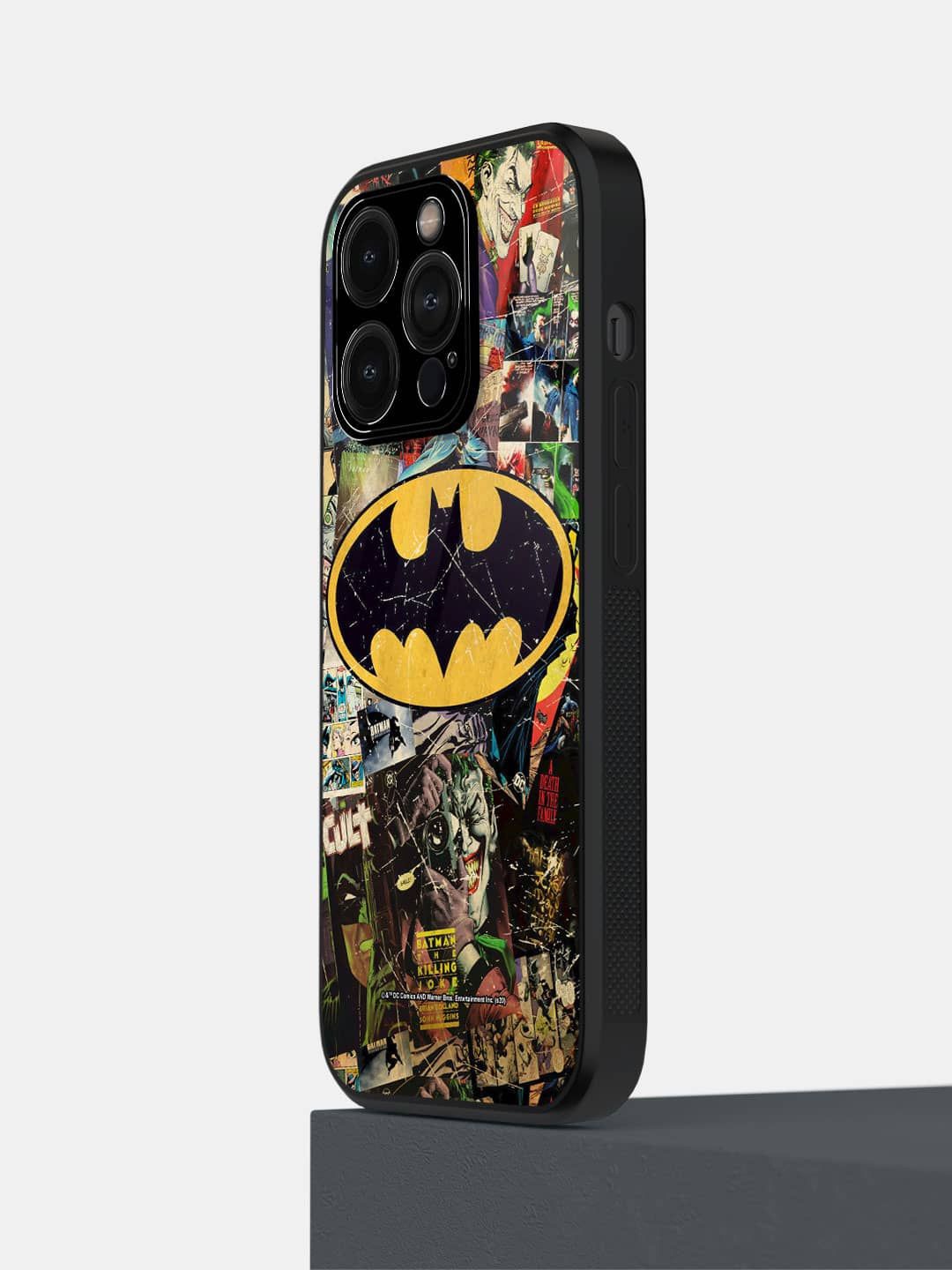 

macmerise Superhero Printed iPhone 14 Pro Back Case Mobile Accessories, Yellow