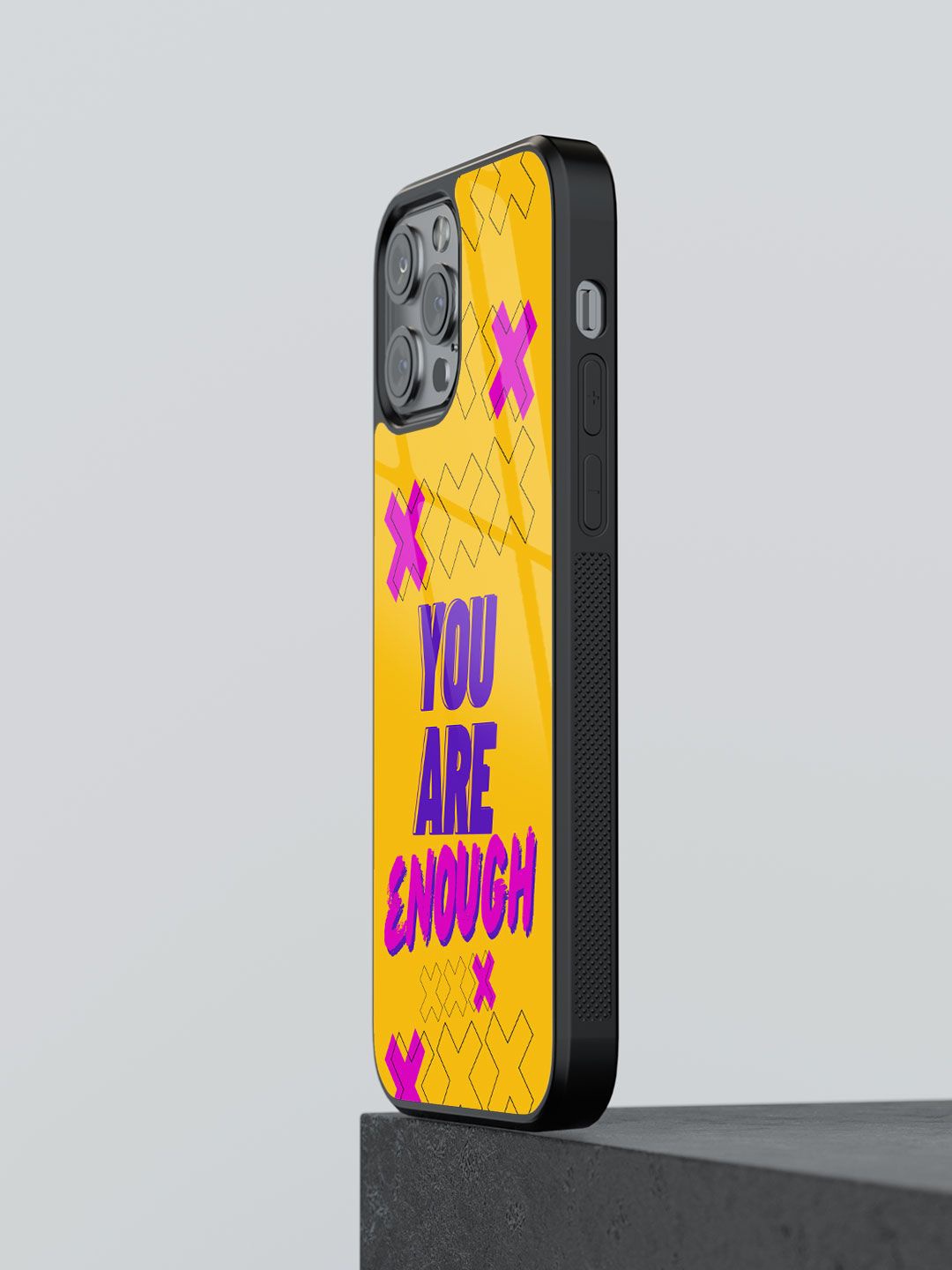 

macmerise Typography Printed iPhone 13 Pro Back Case Mobile Accessories, Yellow