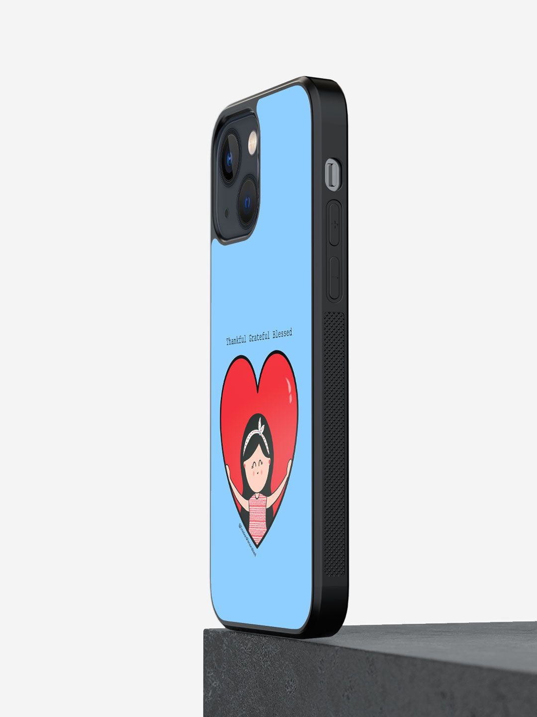 

macmerise Typography Printed iPhone 13 Mini Back Case Mobile Accessories, Blue