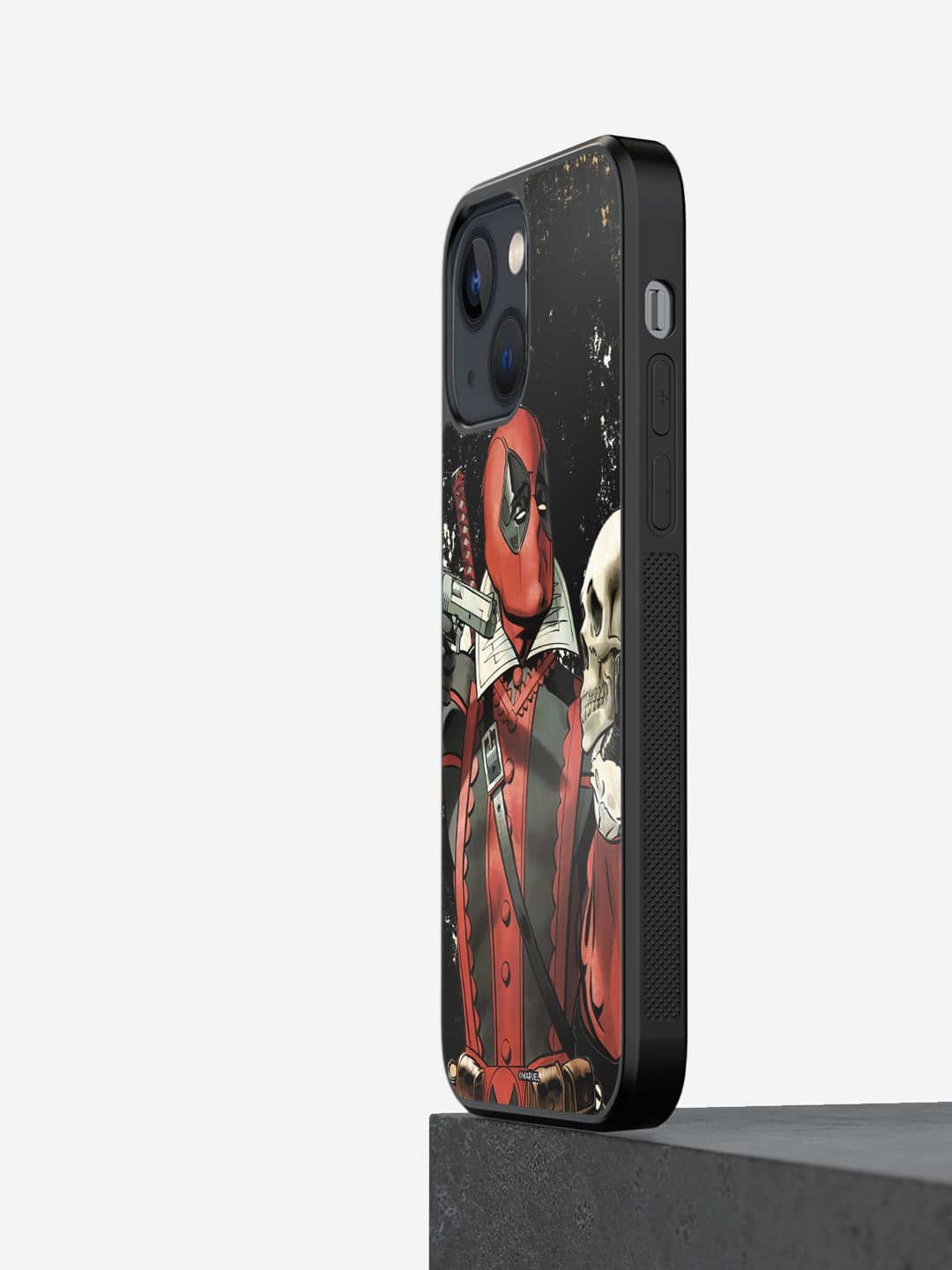 

macmerise Cartoon Characters Printed iPhone 13 Back Case Mobile Accessories, Black