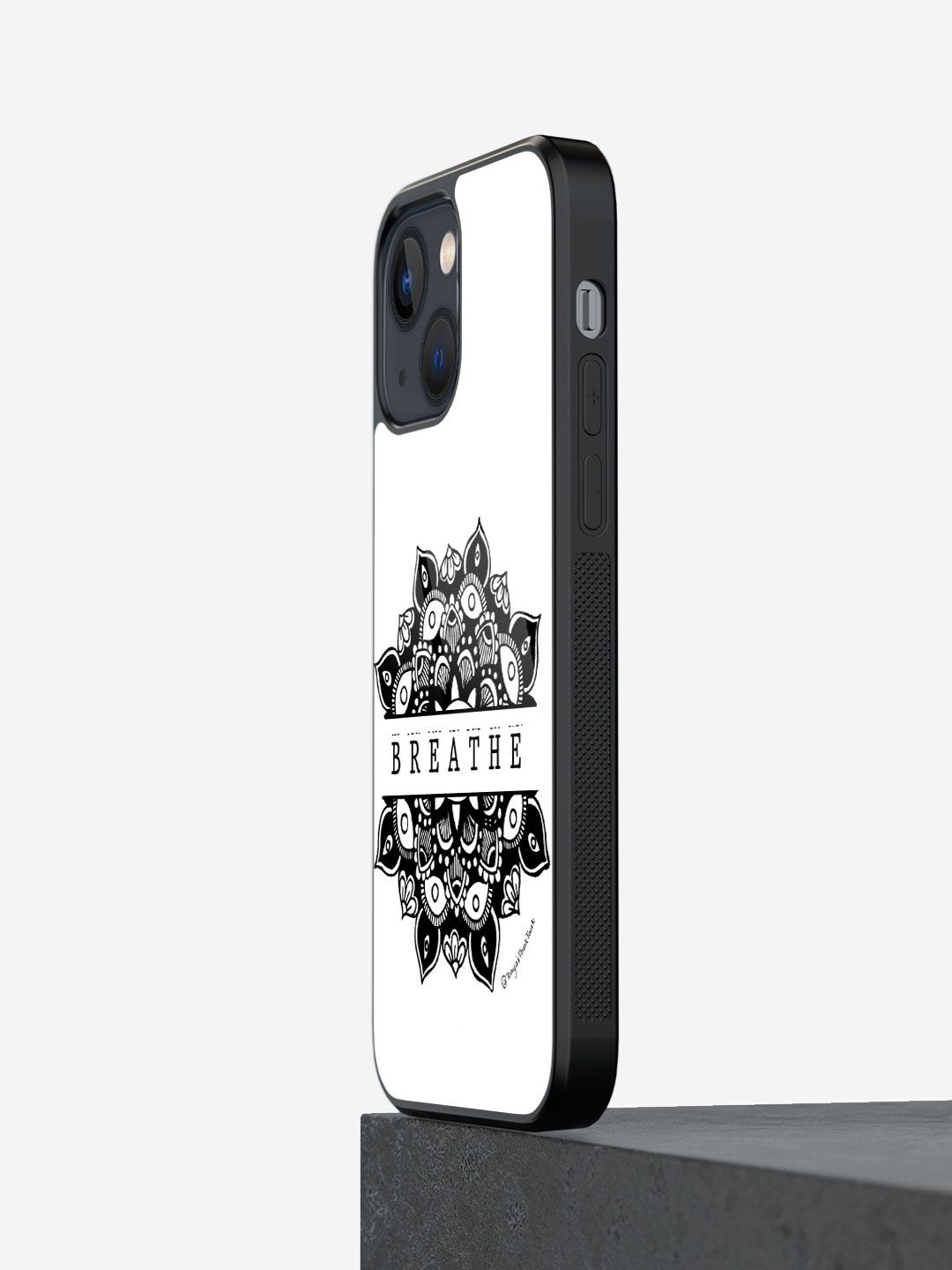 

macmerise Floral Printed iPhone 13 Back Case Mobile Accessories, White
