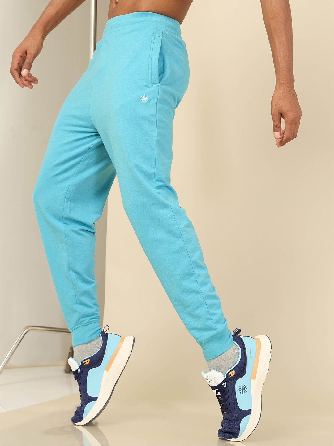 

CULT cult Leisure Men Mid Rise Slip-On Joggers, Blue