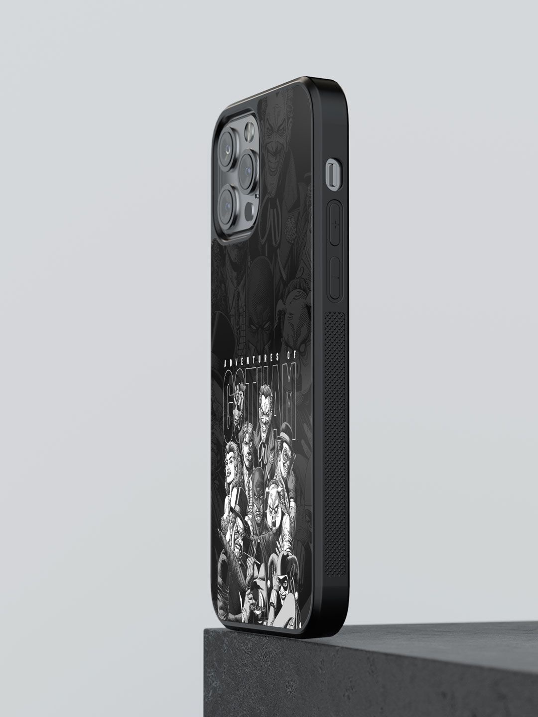 

macmerise Superhero Printed iPhone 13 Pro Back Case Mobile Accessories, Black