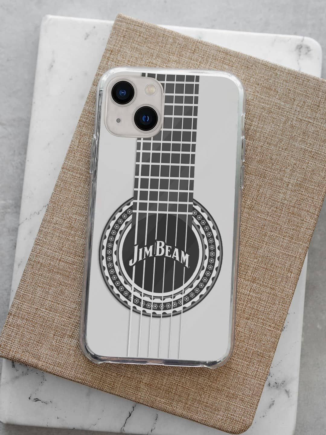 

macmerise Abstract Printed iPhone 13 Mini Back Case Mobile Accessories, White