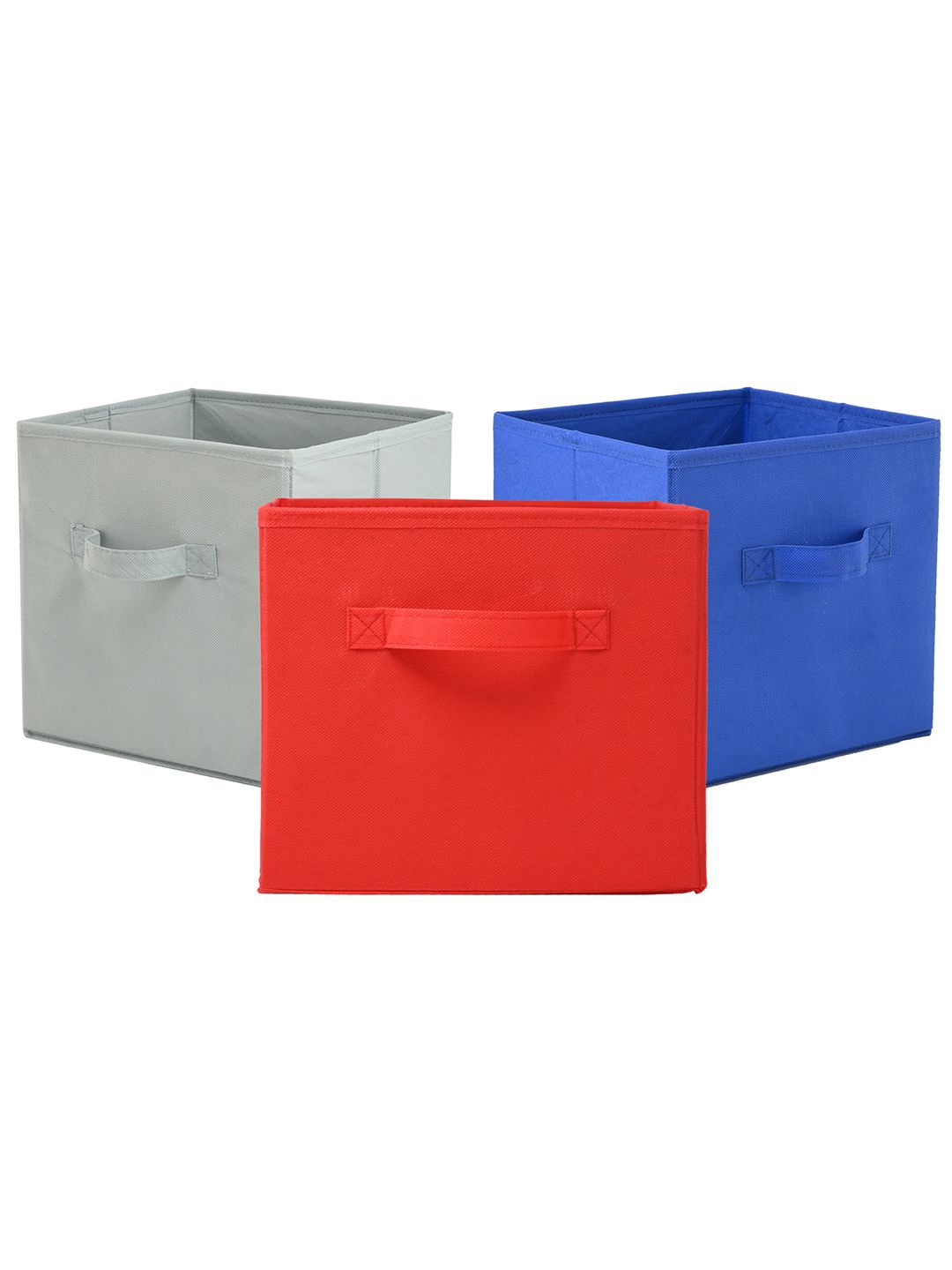 

Kuber Industries Red & Blue 3 Pieces Drawer Organisers
