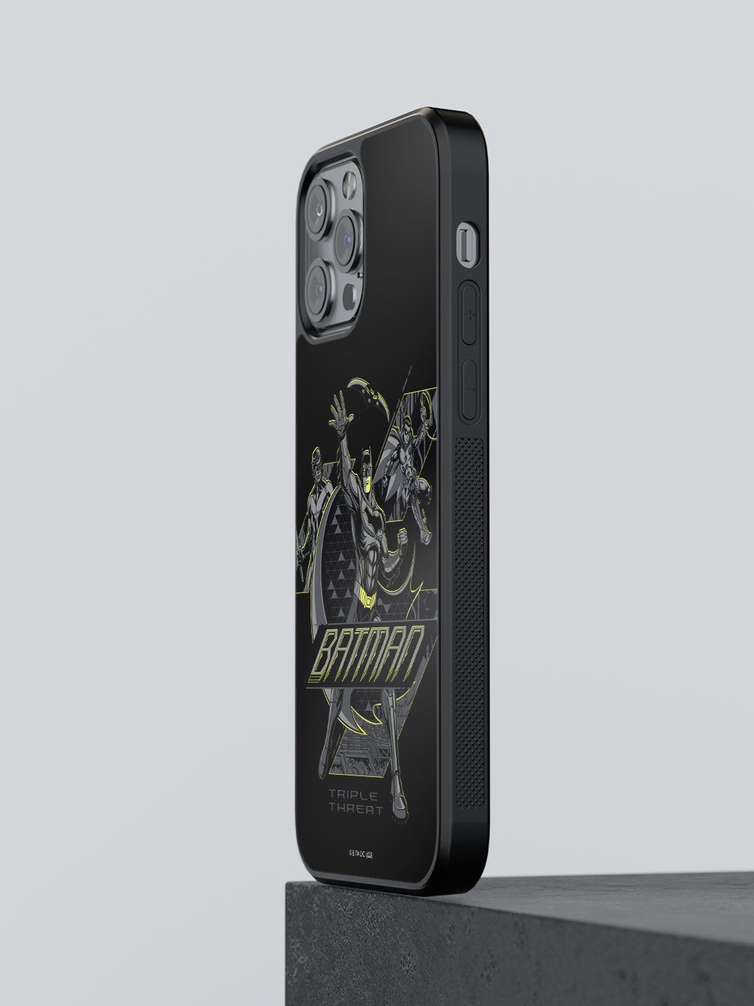 

macmerise Superhero Printed iPhone 13 Pro Back Case Mobile Accessories, Black