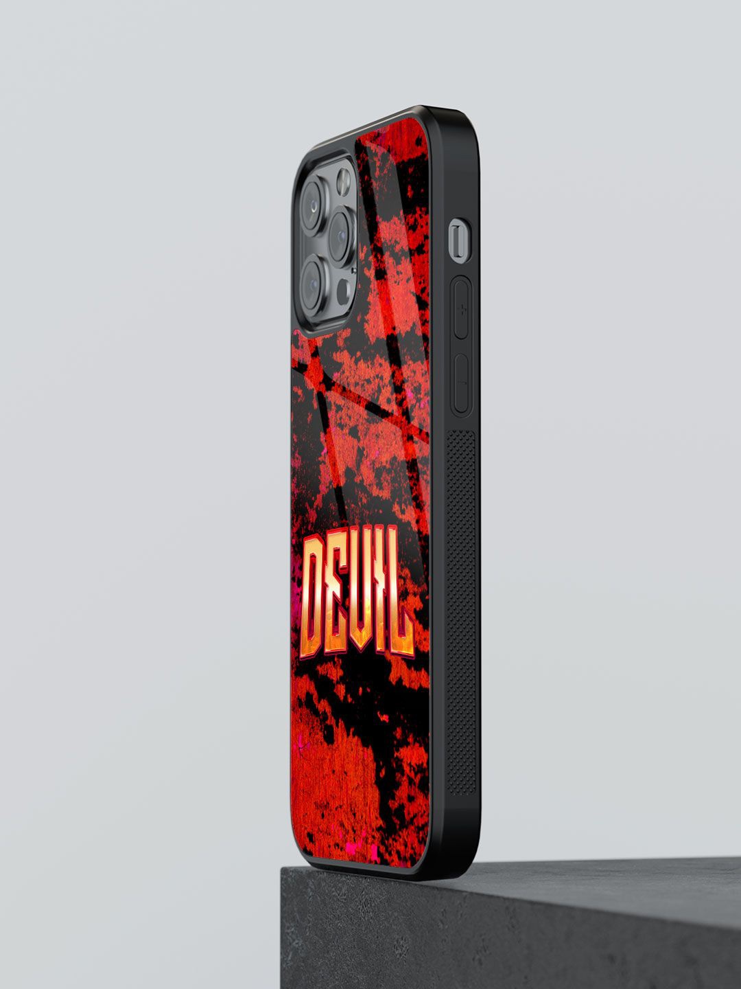 

macmerise Typography Printed iPhone 13 Pro Max Back Case Mobile Accessories, Red