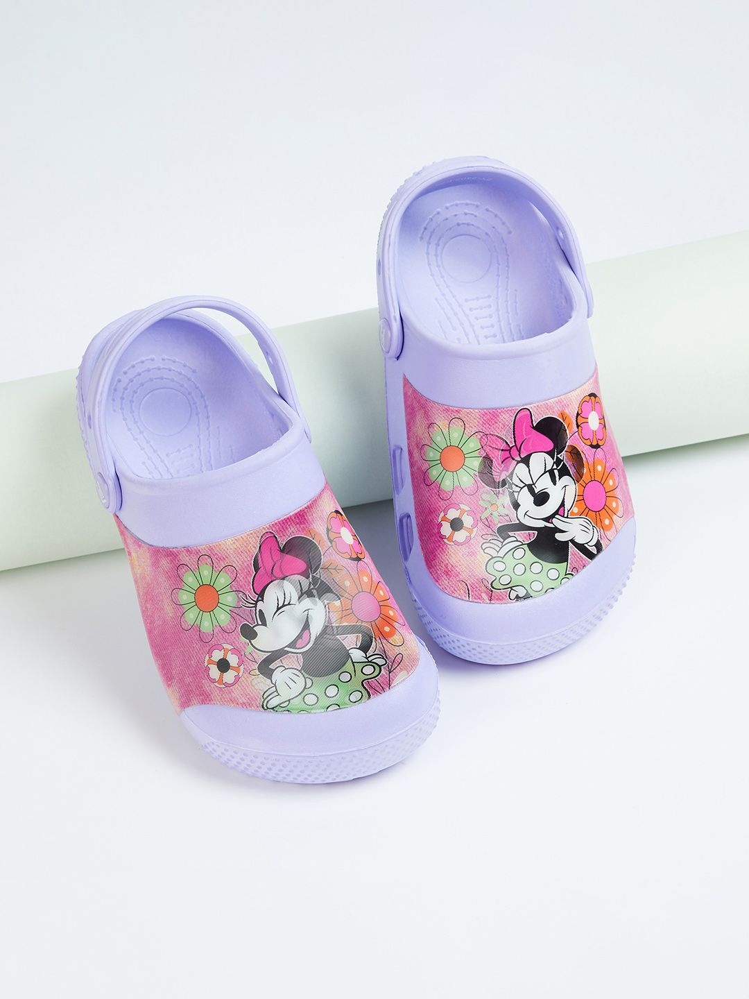 

Fame Forever by Lifestyle Girls Printed Rubber Clogs, Purple