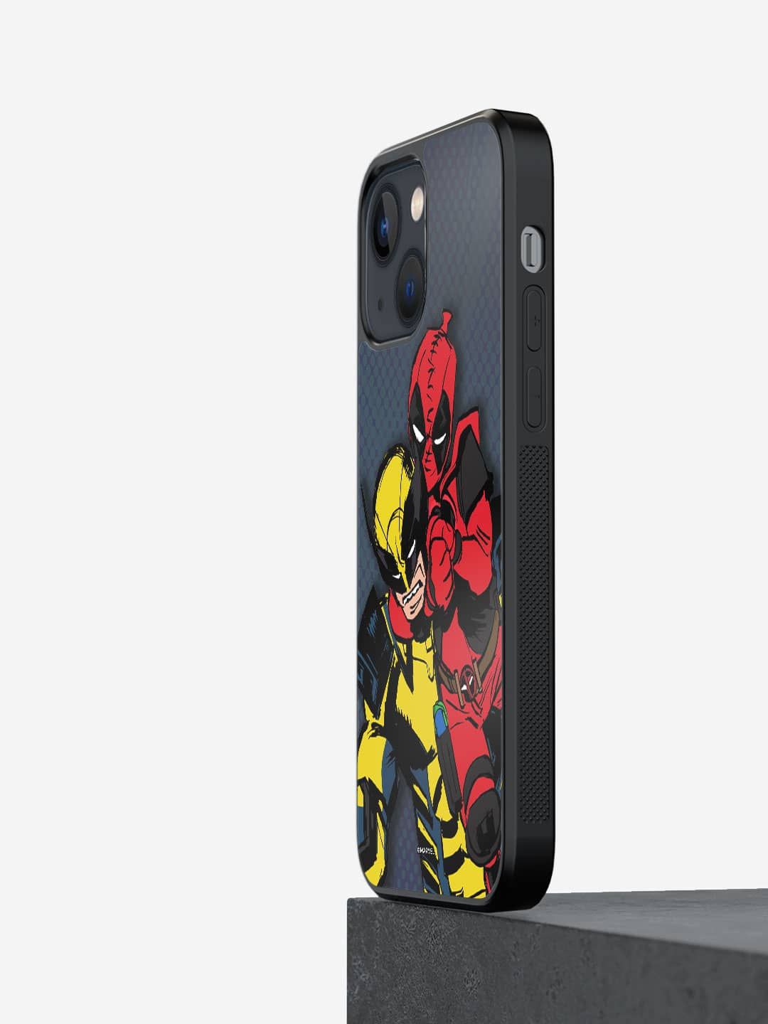 

macmerise Superhero Printed iPhone 13 Mini Back Case Mobile Accessories, Yellow