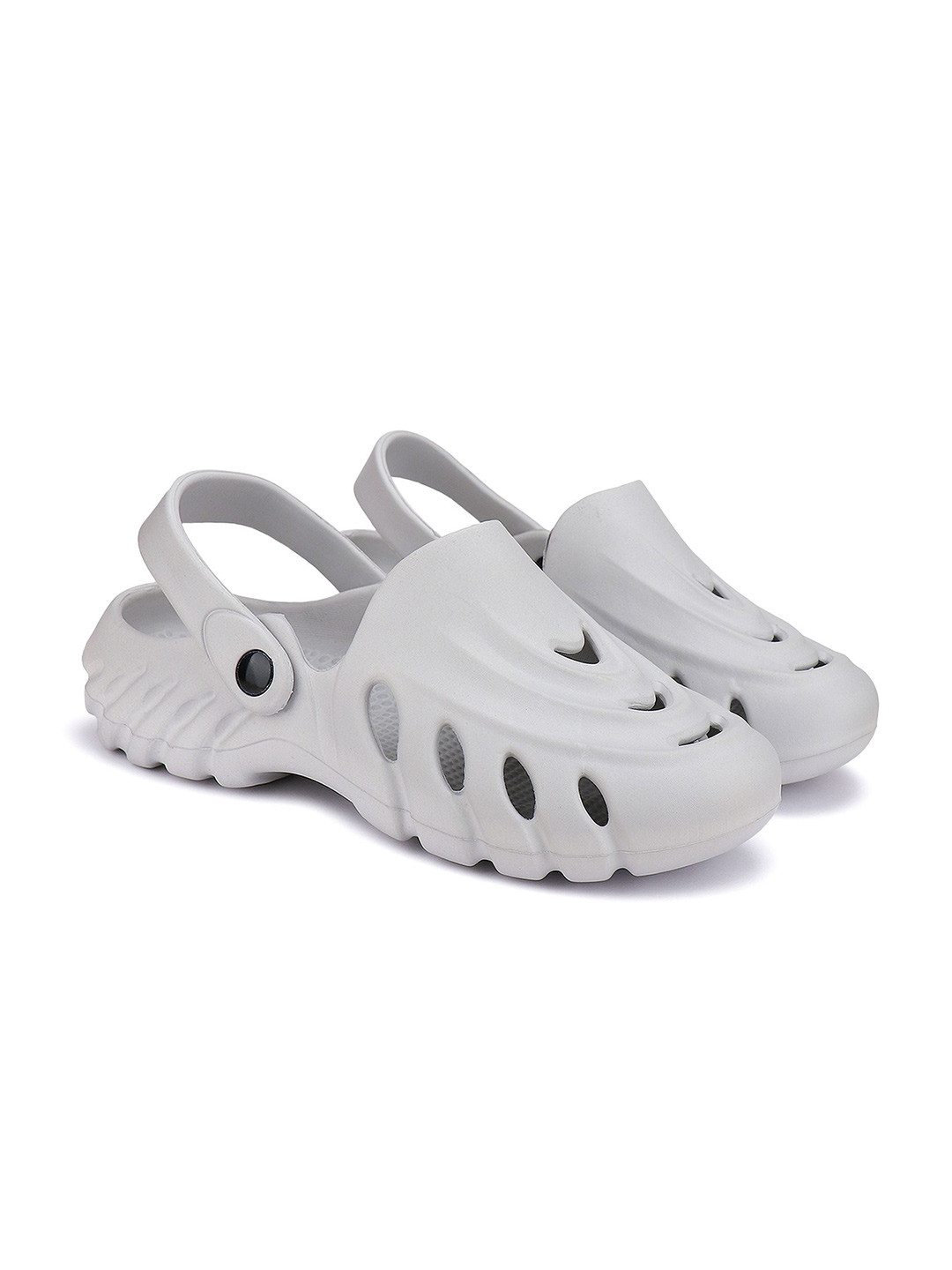 

BERSACHE Men Rubber Clogs, Grey