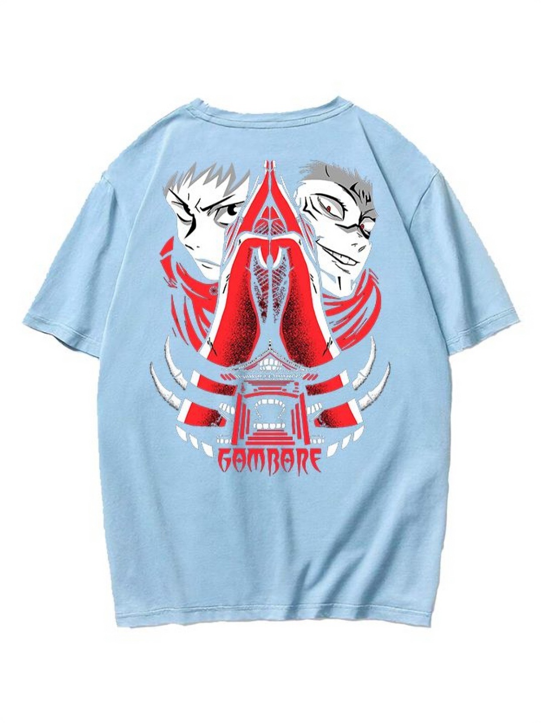 

TABADTOD Men Typography Checked Raw Edge T-shirt, Blue
