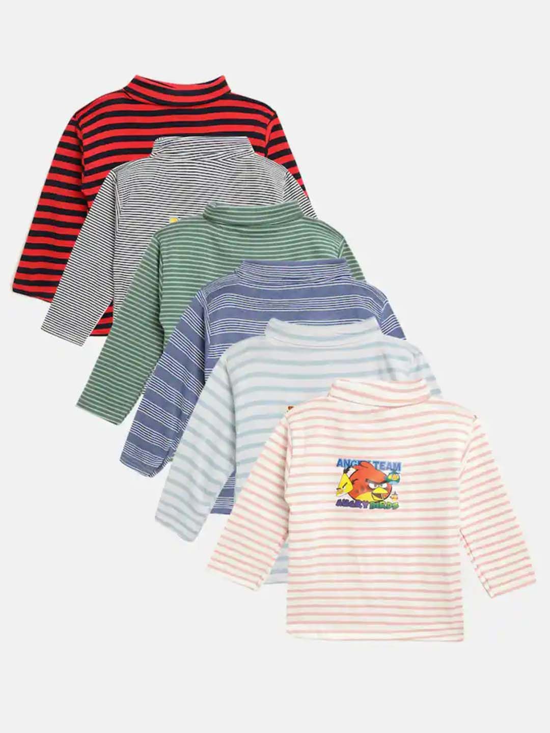 

BAESD Kids 6 Striped Applique T-shirt, Multi