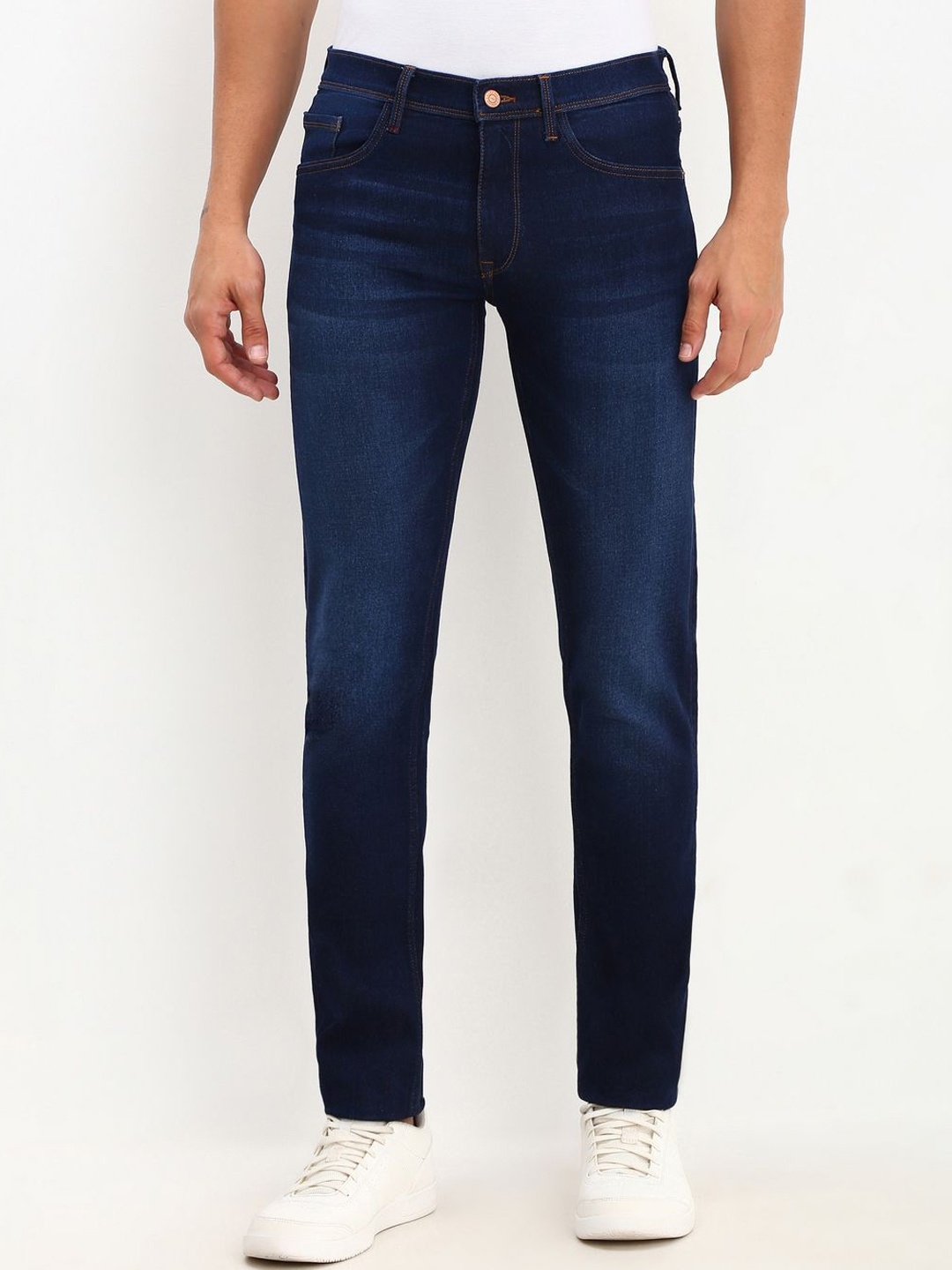 

Allen Solly Men Slim Fit Light Fade Jeans, Navy blue