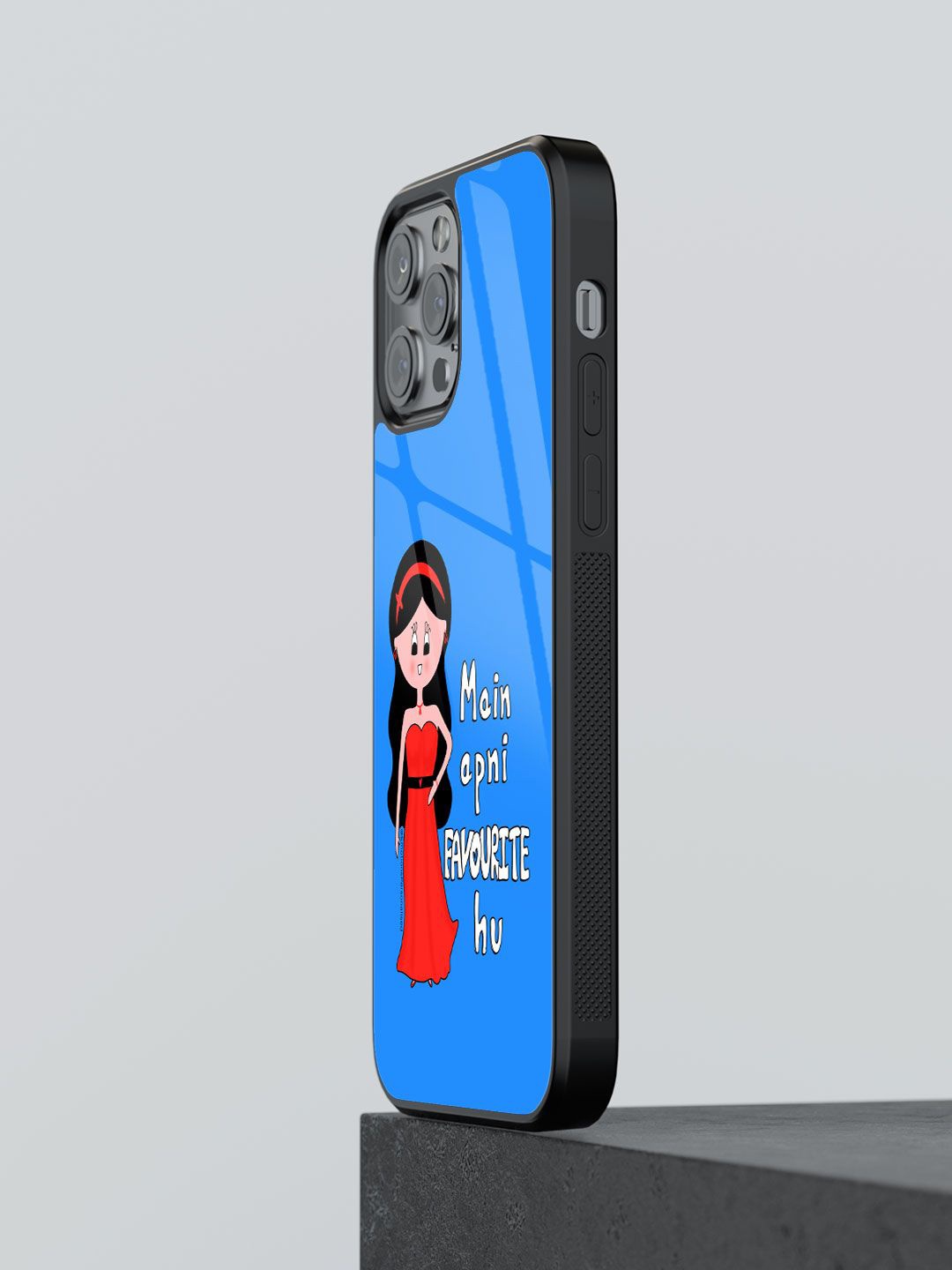 

macmerise Cartoon Characters Printed iPhone 13 Pro Max Back Case Mobile Accessories, Blue
