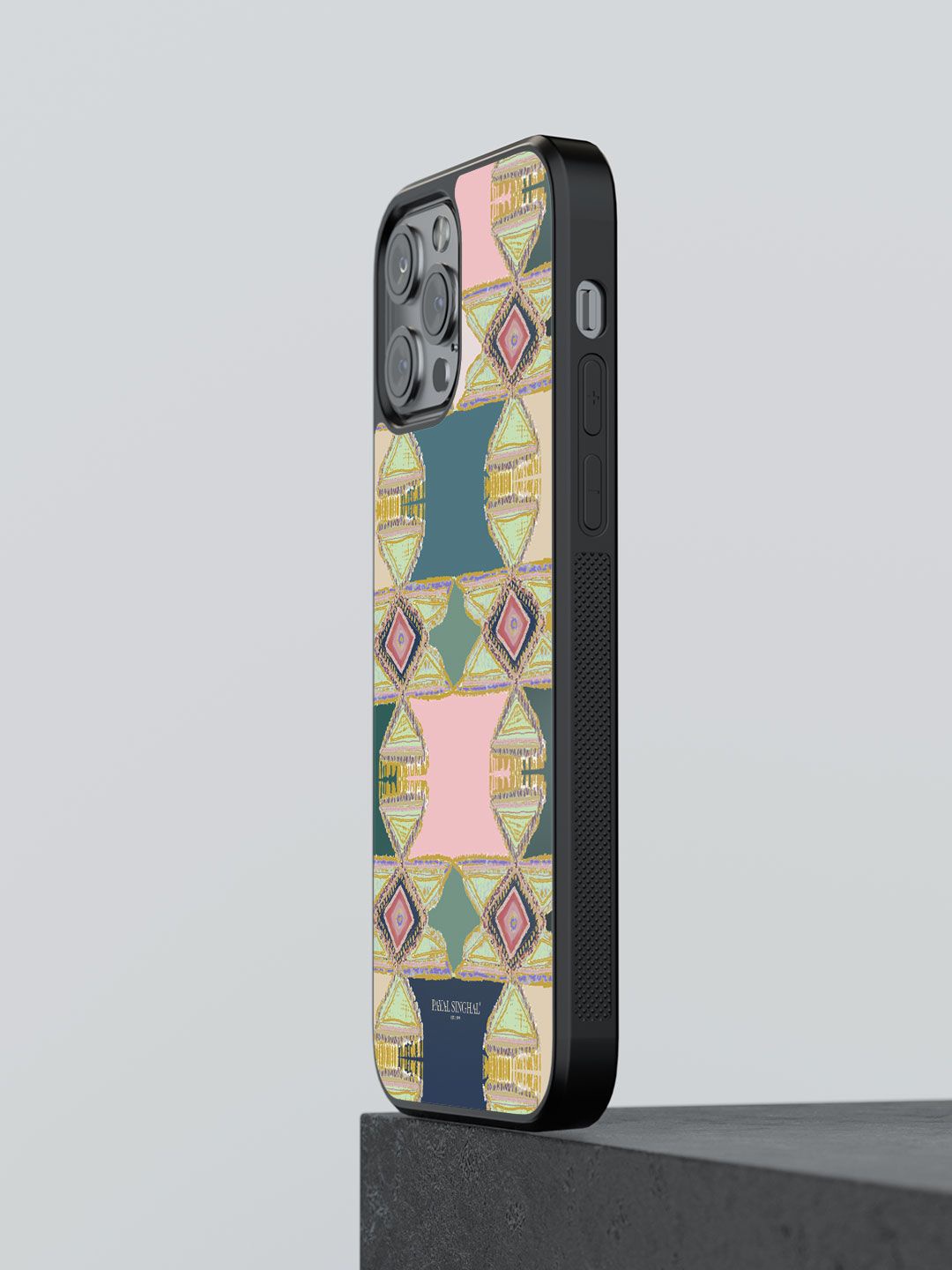 

macmerise Abstract Printed iPhone 13 Pro Back Case Mobile Accessories, Green