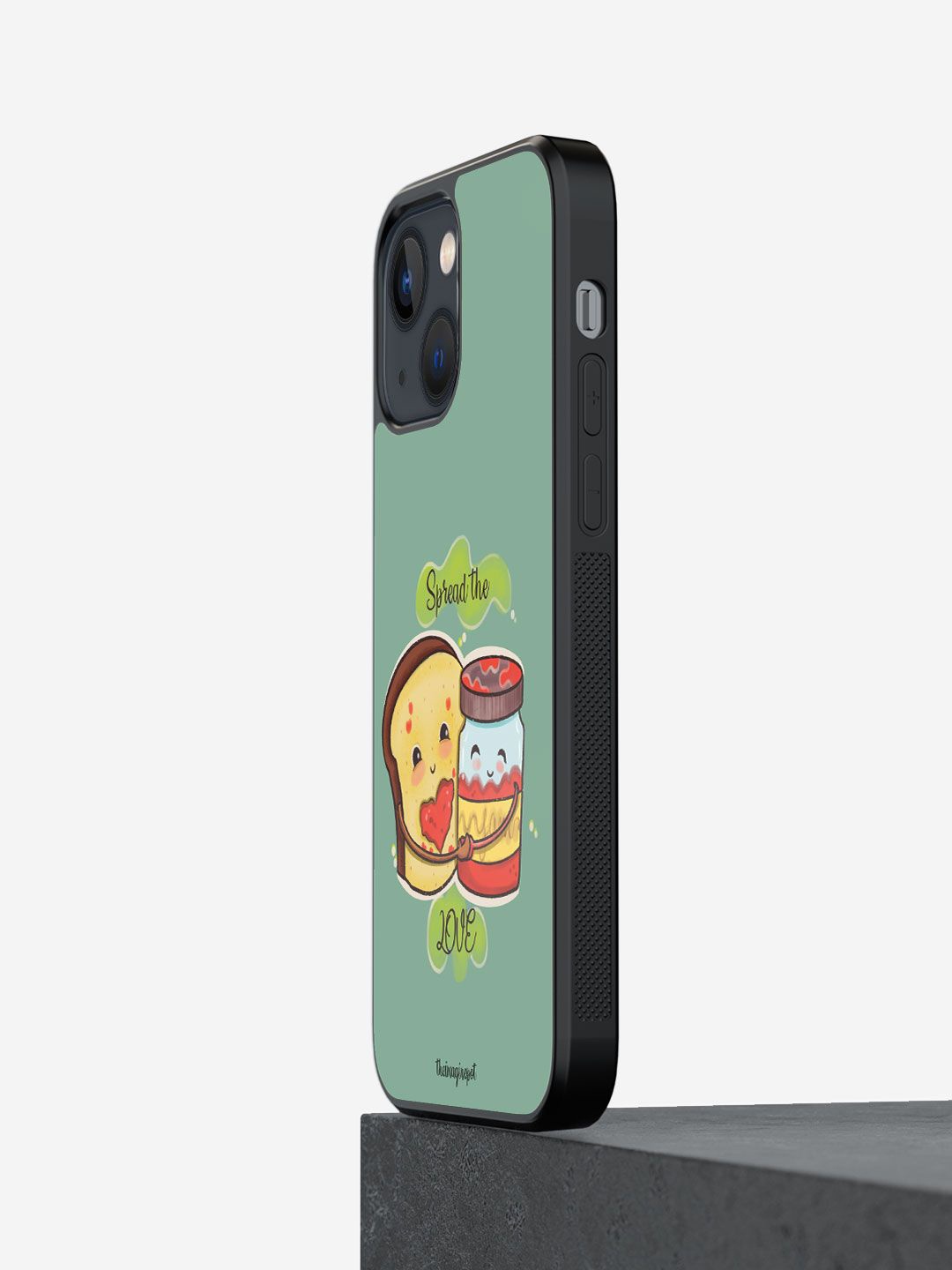 

macmerise Cartoon Characters Printed iPhone 13 Back Case Mobile Accessories, Green