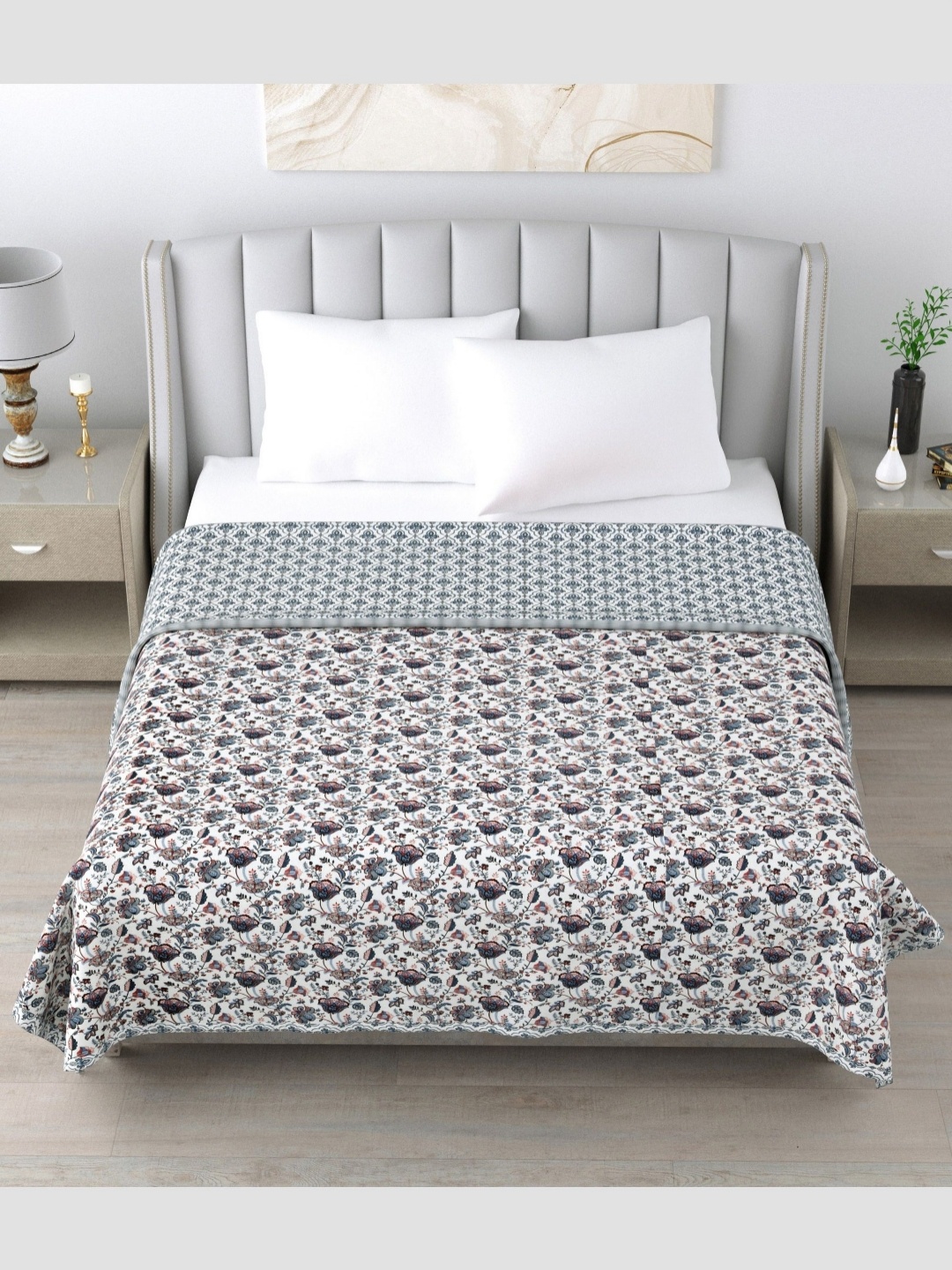 

ZAHYA White 150 GSM Pure Cotton Double Bed Dohar