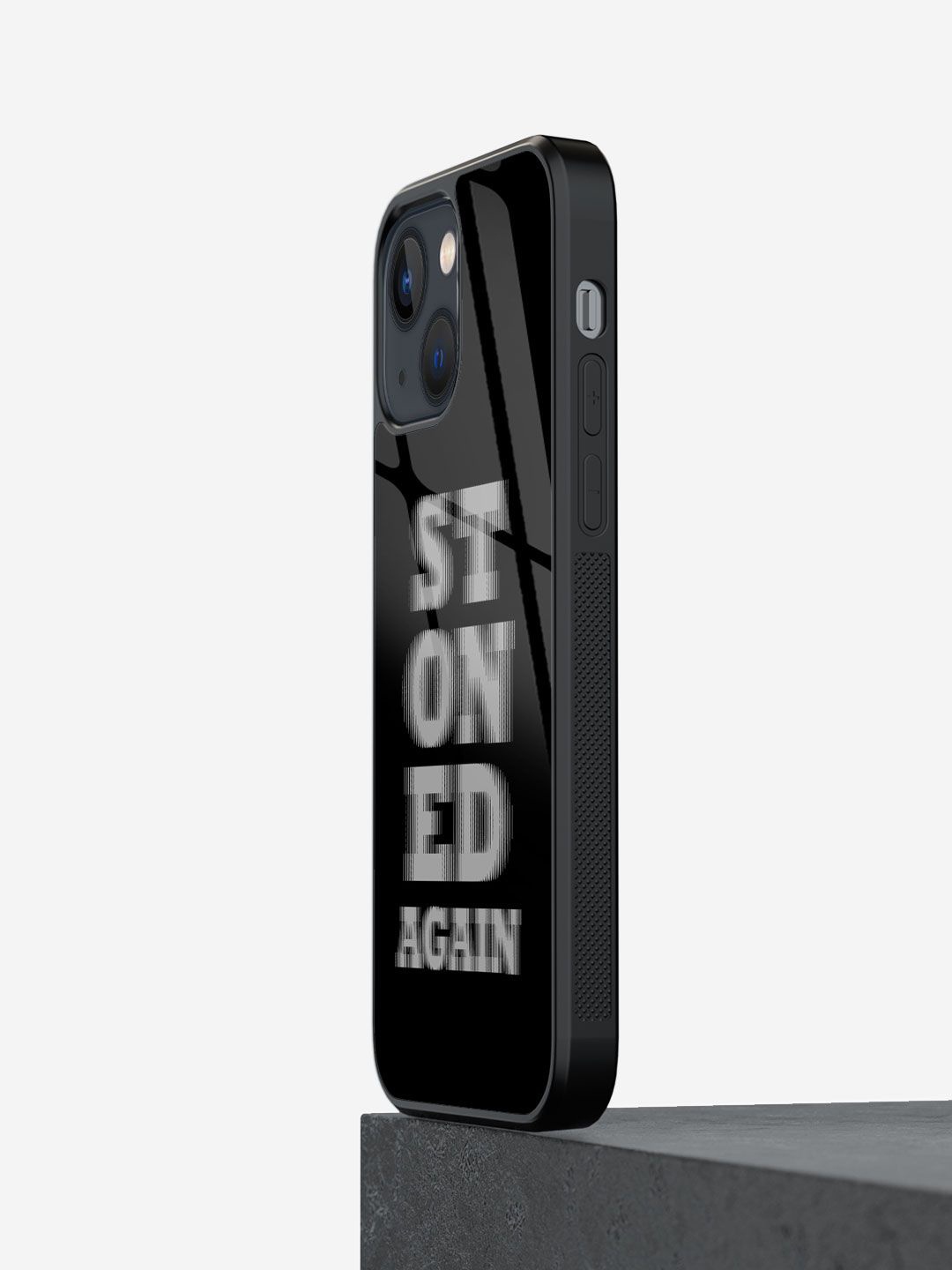 

macmerise Typography Printed iPhone 13 Mini Back Case Mobile Accessories, Black