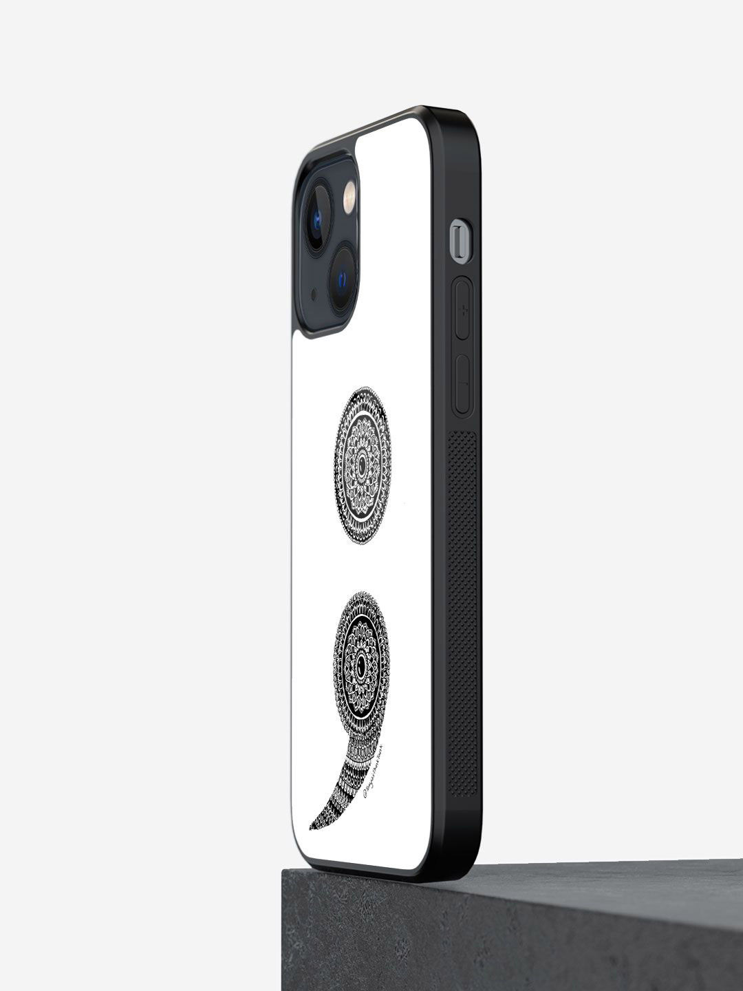 

macmerise Floral Printed iPhone 13 Mini Back Case Mobile Accessories, White