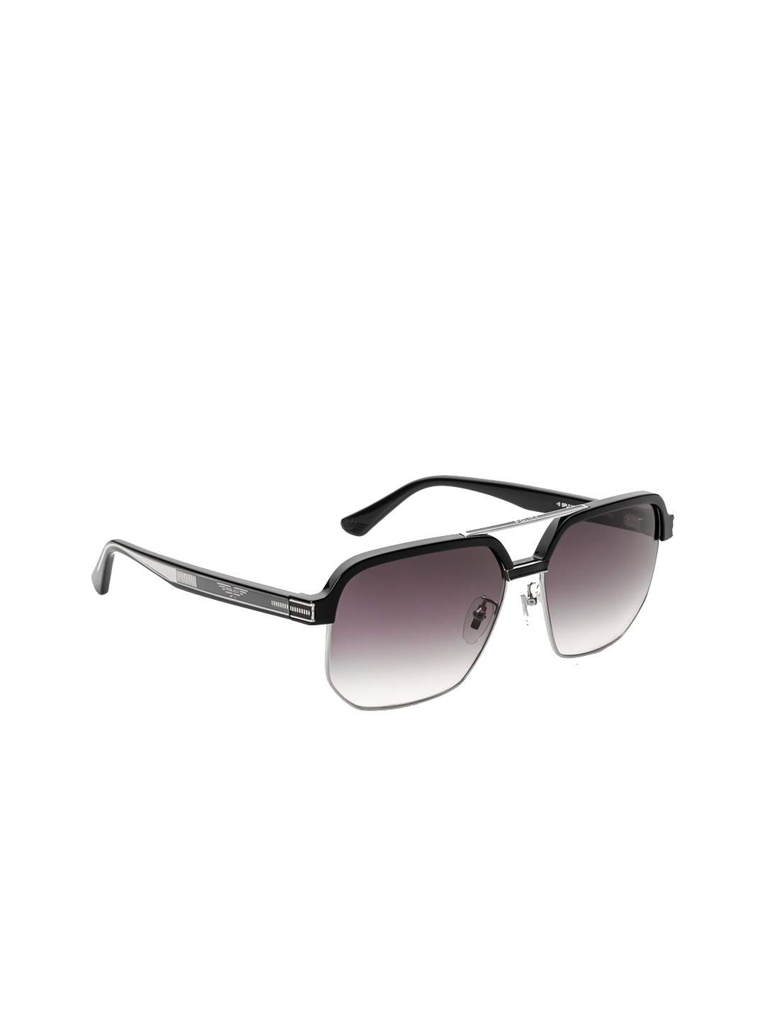 

Police Men Square Sunglasses With UV Protected Lens SPLF11K61583SG, Grey