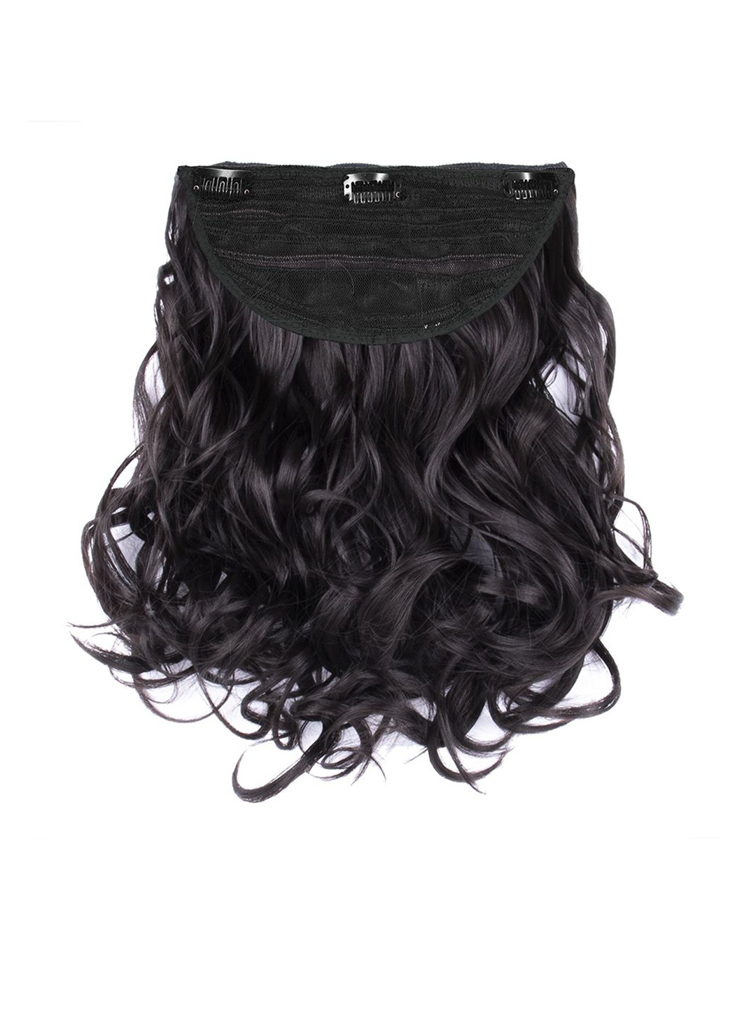 

Streak Street Clip In Wavy Hair Extension - 18 Inch - Dark Brown