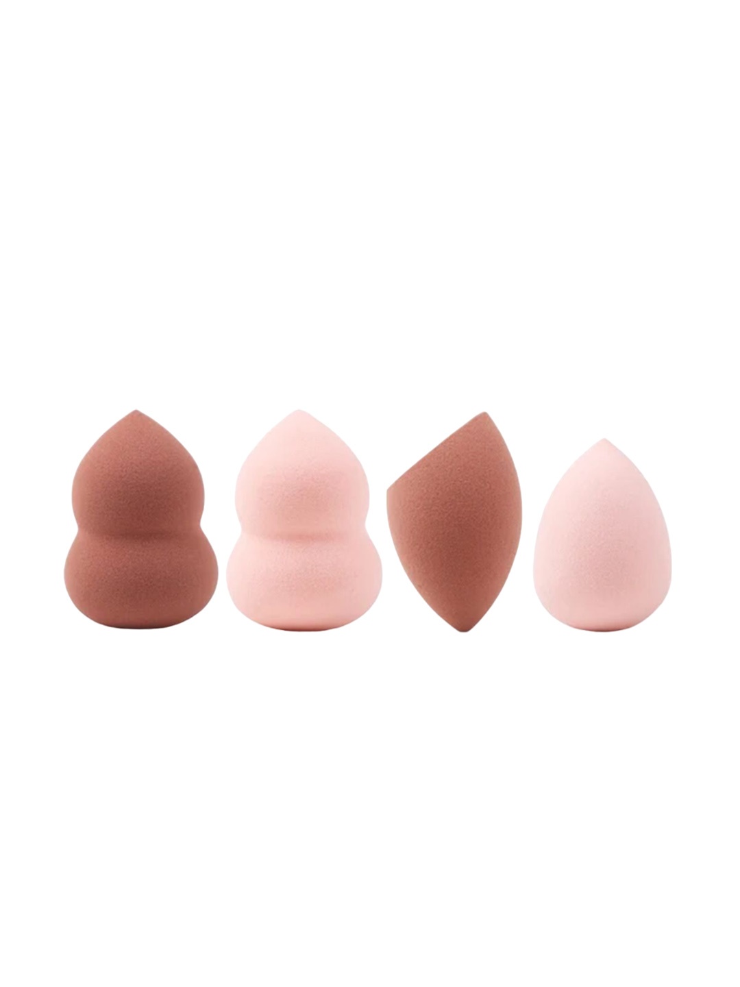 

Adbeni Set Of 4 Makeup Blender Set With Egg Case Holder, Multi