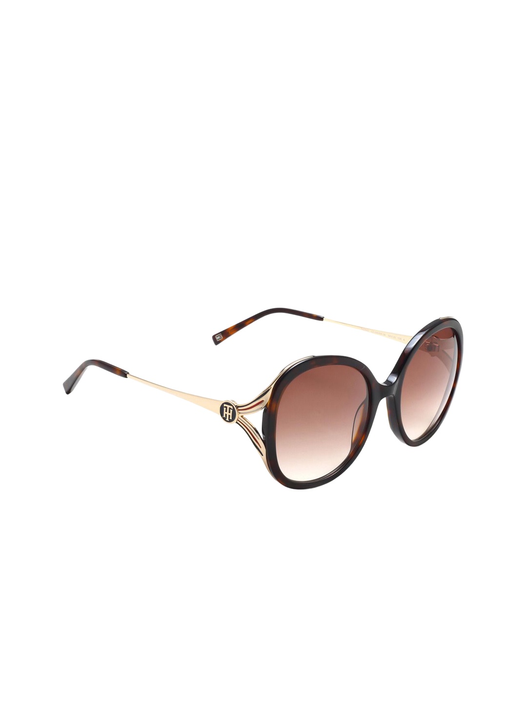 

Tommy Hilfiger Women Round Sunglasses With UV Protected Lens TH 2593 C2 havbr-34 54 S, Brown