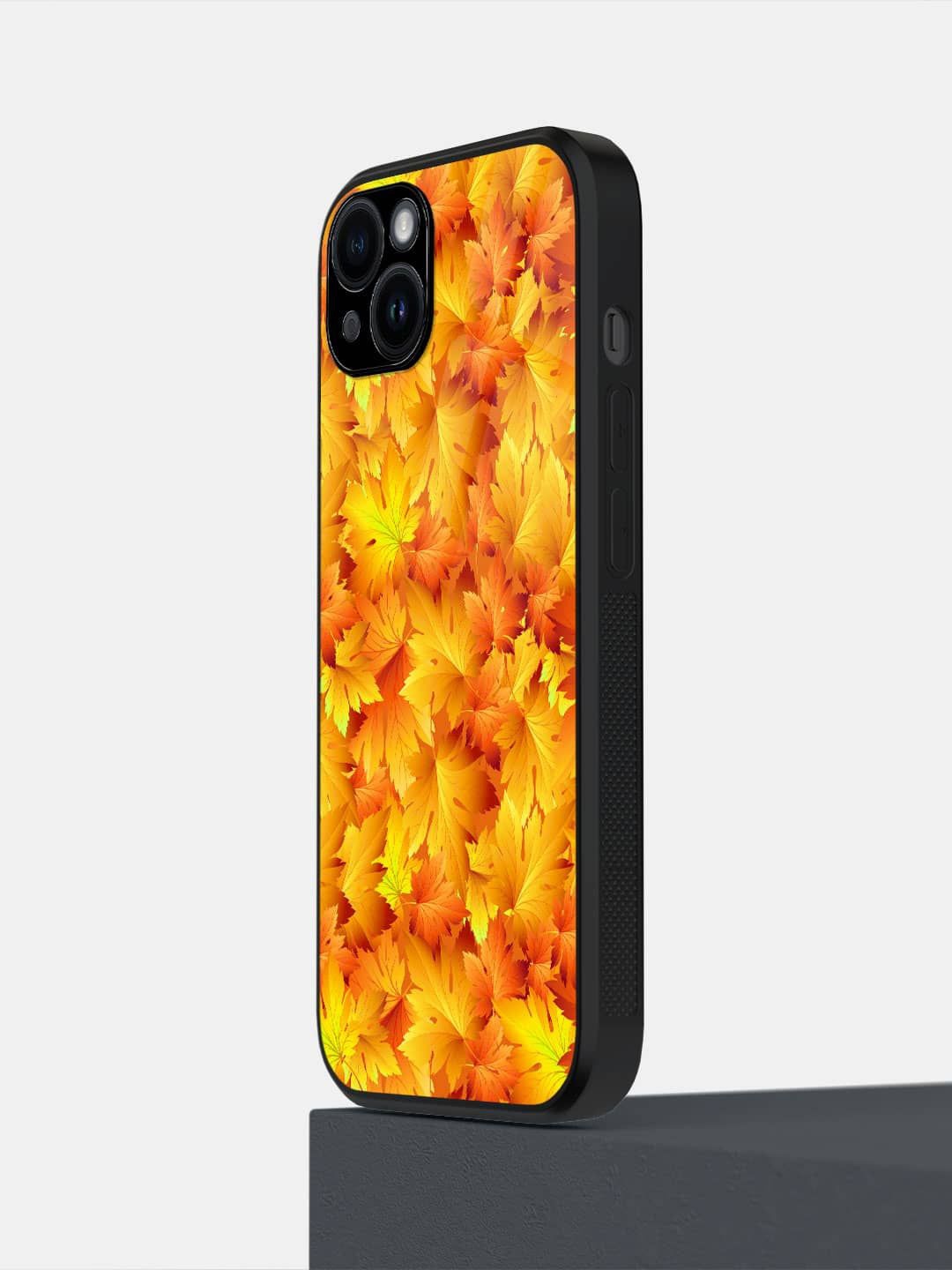

macmerise Floral Printed iPhone 14 Plus Back Case Mobile Accessories, Yellow
