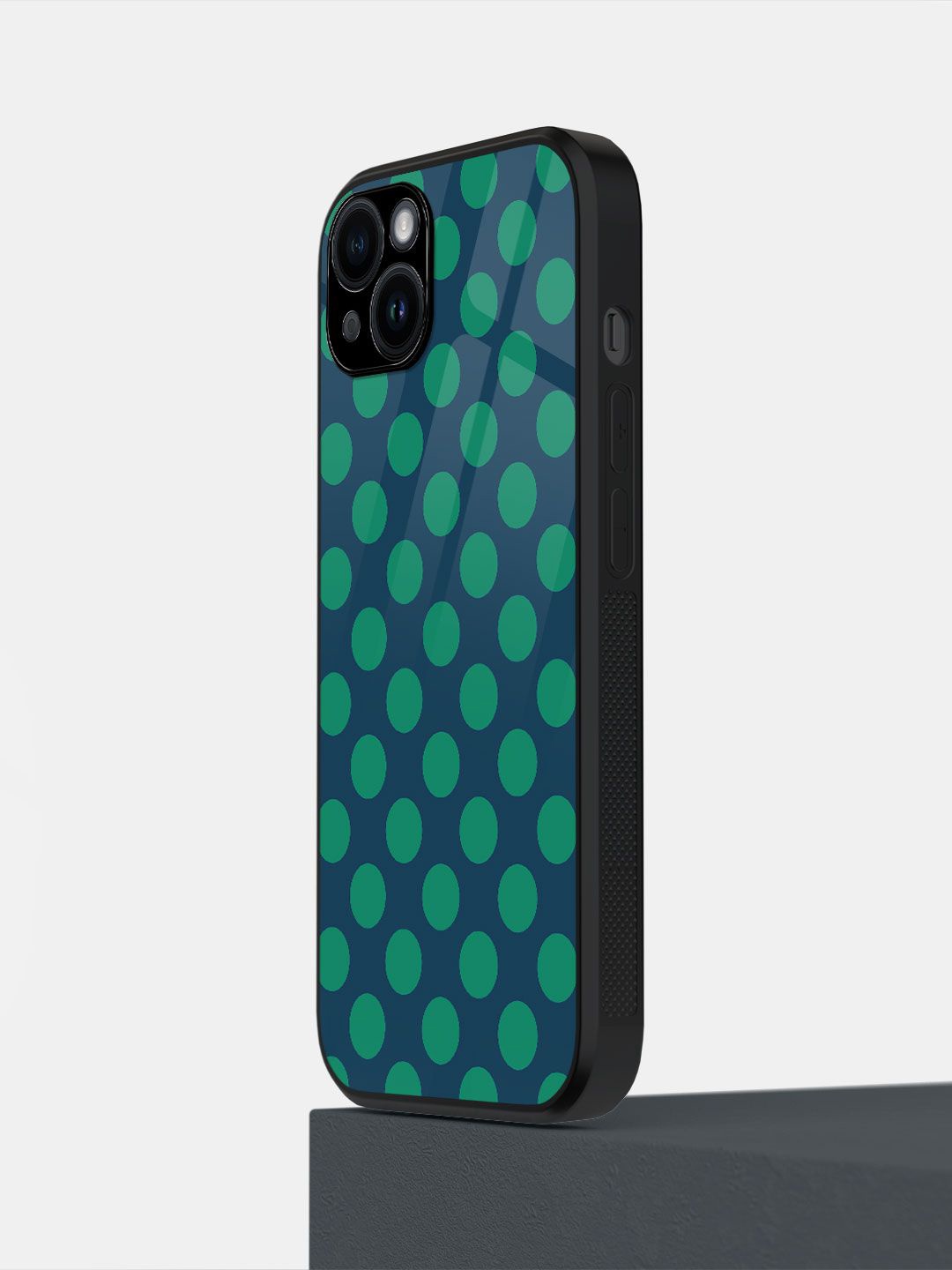 

macmerise Geometric Printed iPhone 14 Plus Back Case Mobile Accessories, Green