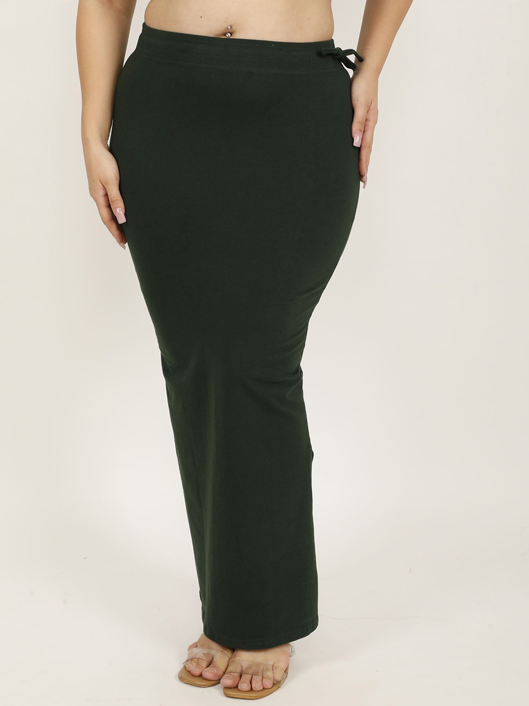 

Hill Islands Premium Extra Stretchable Saree Shapewear, Green