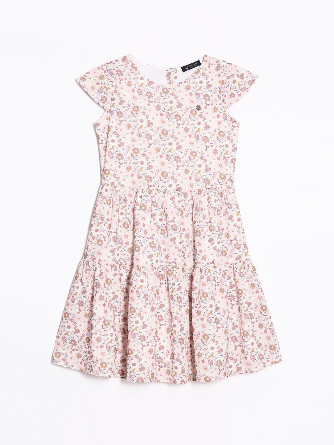

Allen Solly Junior Girls A-Line Floral Dress, Pink