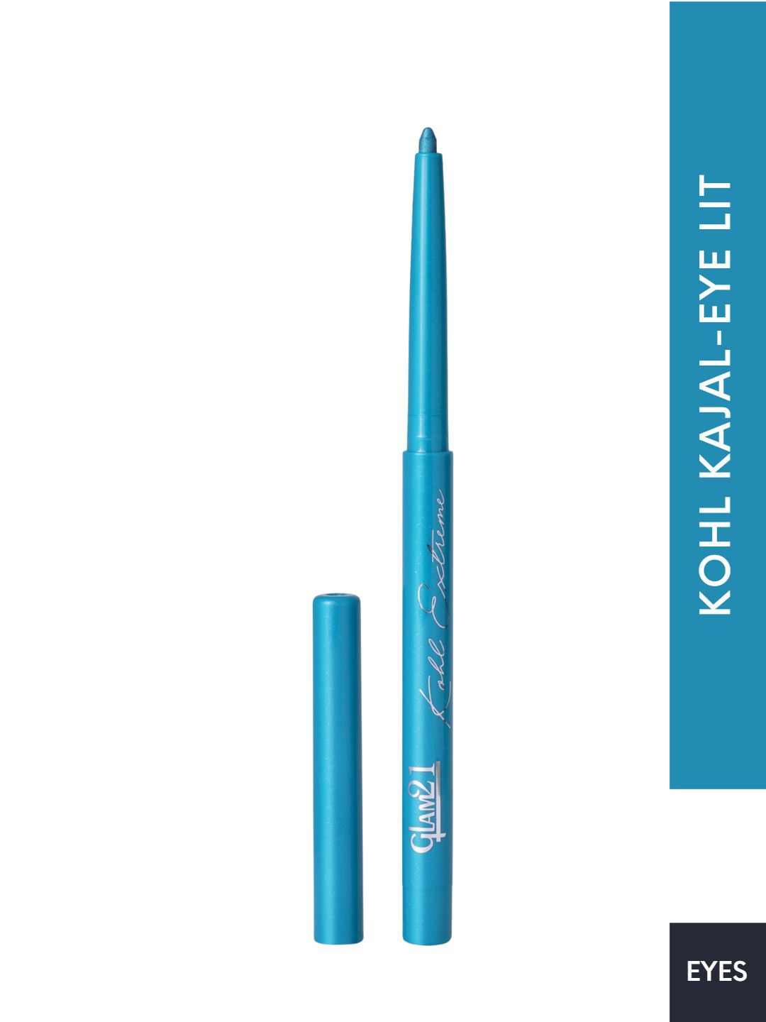 

GLAM21 Kohl Extreme Long Lasting Auto Kajal 0.35g - Eye Lit 08, Blue