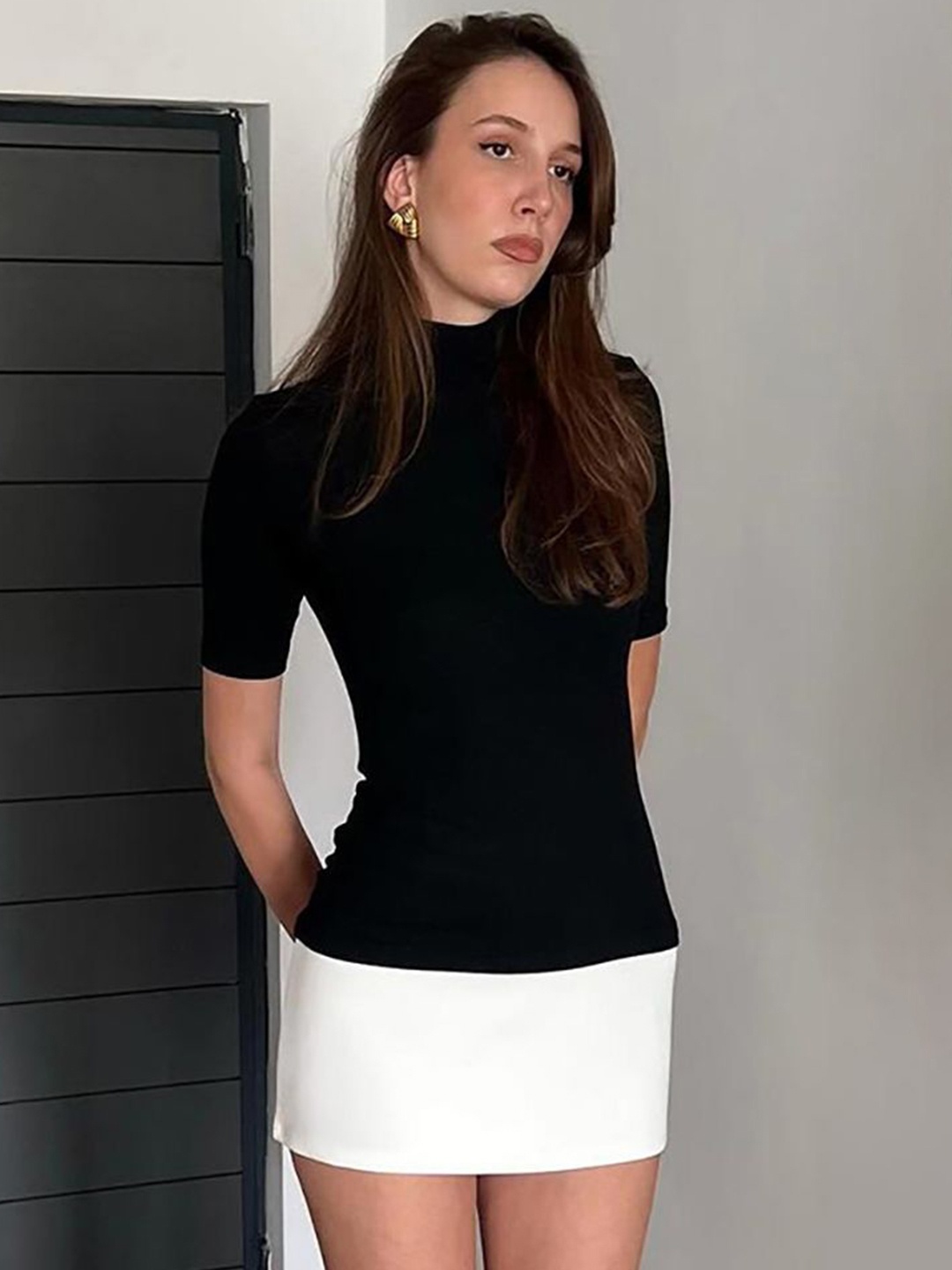 

StyleCast x Revolte Women Bodycon Mini Dress, Black