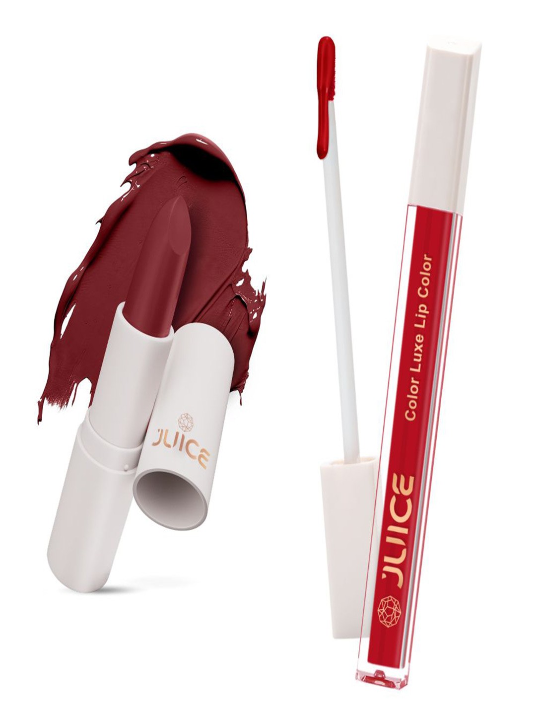 

JUICE Set f 2 Bio Retinol Lipstick- 200gm- Marooned - M05 & Red Head - M06, Maroon