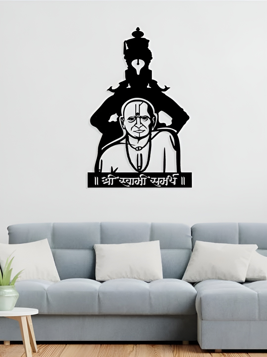 

ARTROOMS Black Tulja Bhavani Wall Hanging