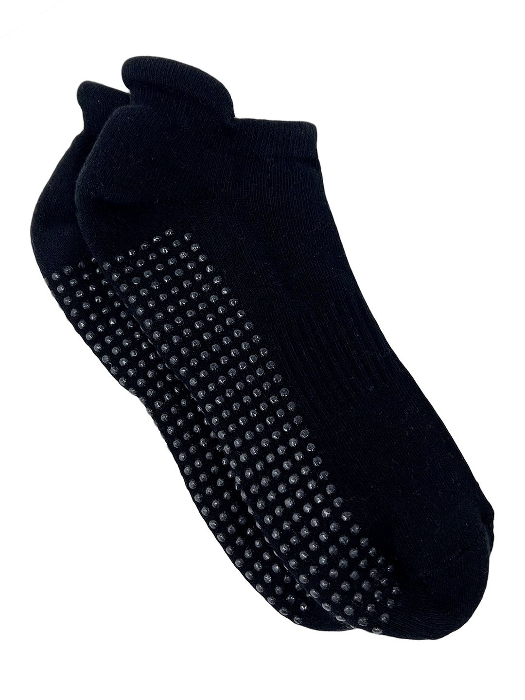 

Mint & Oak Anti Slip Ankle-Length Socks, Black