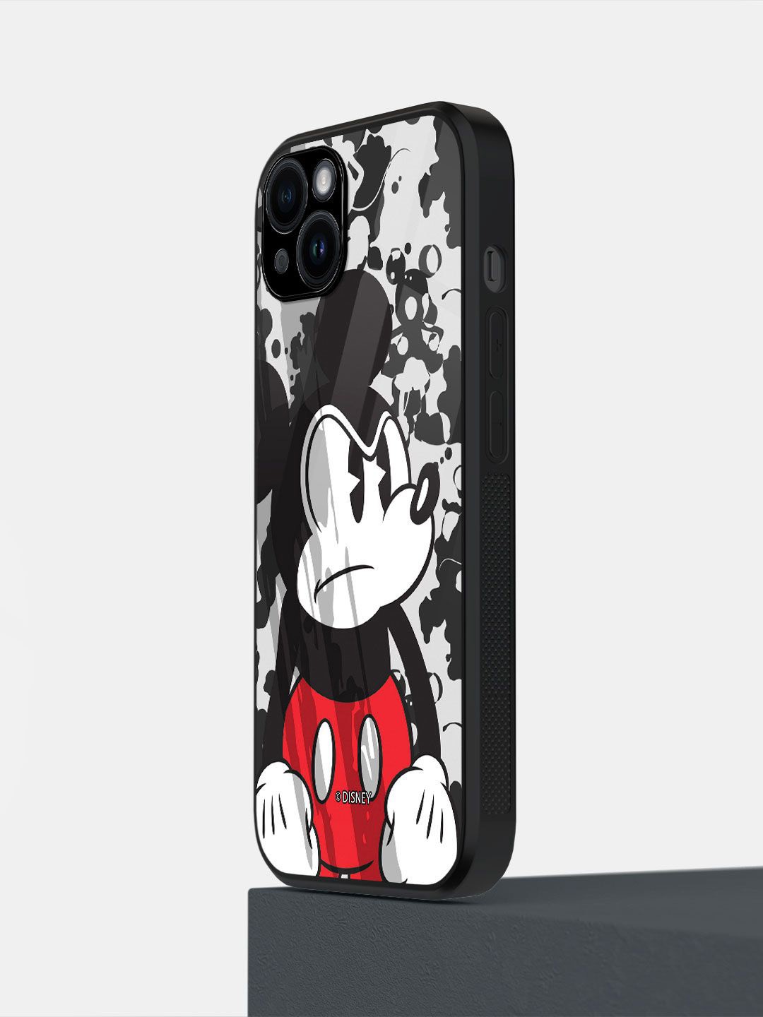 

macmerise Cartoon Characters Printed iPhone 14 Plus Back Case Mobile Accessories, Black