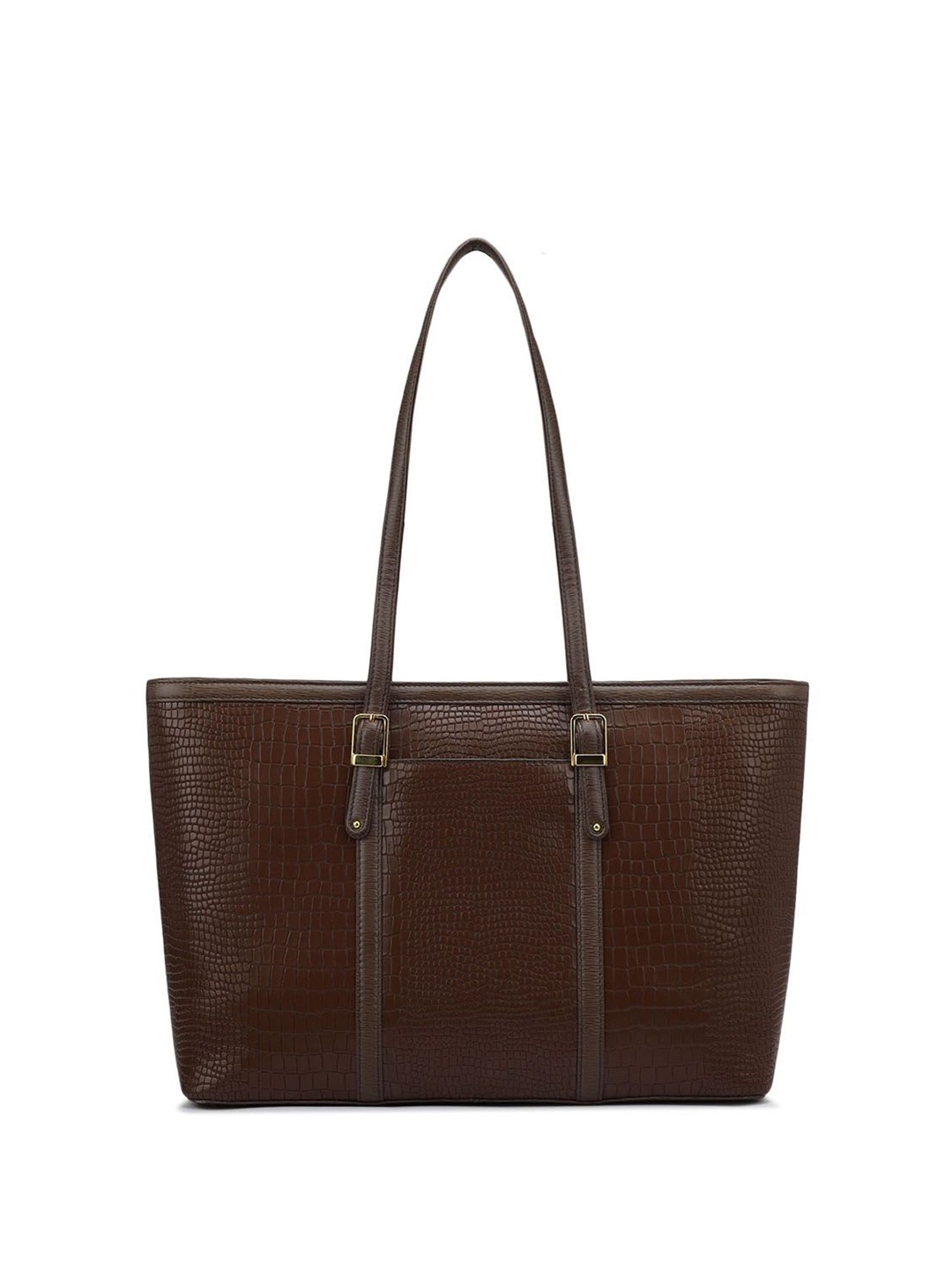 

Joe & Mellon Textured Leather Bowling Shoulder Bag, Brown