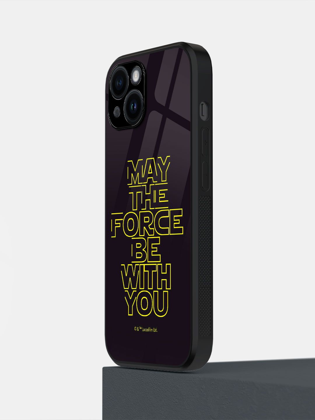 

macmerise Typography Printed iPhone 14 Back Case Mobile Accessories, Black