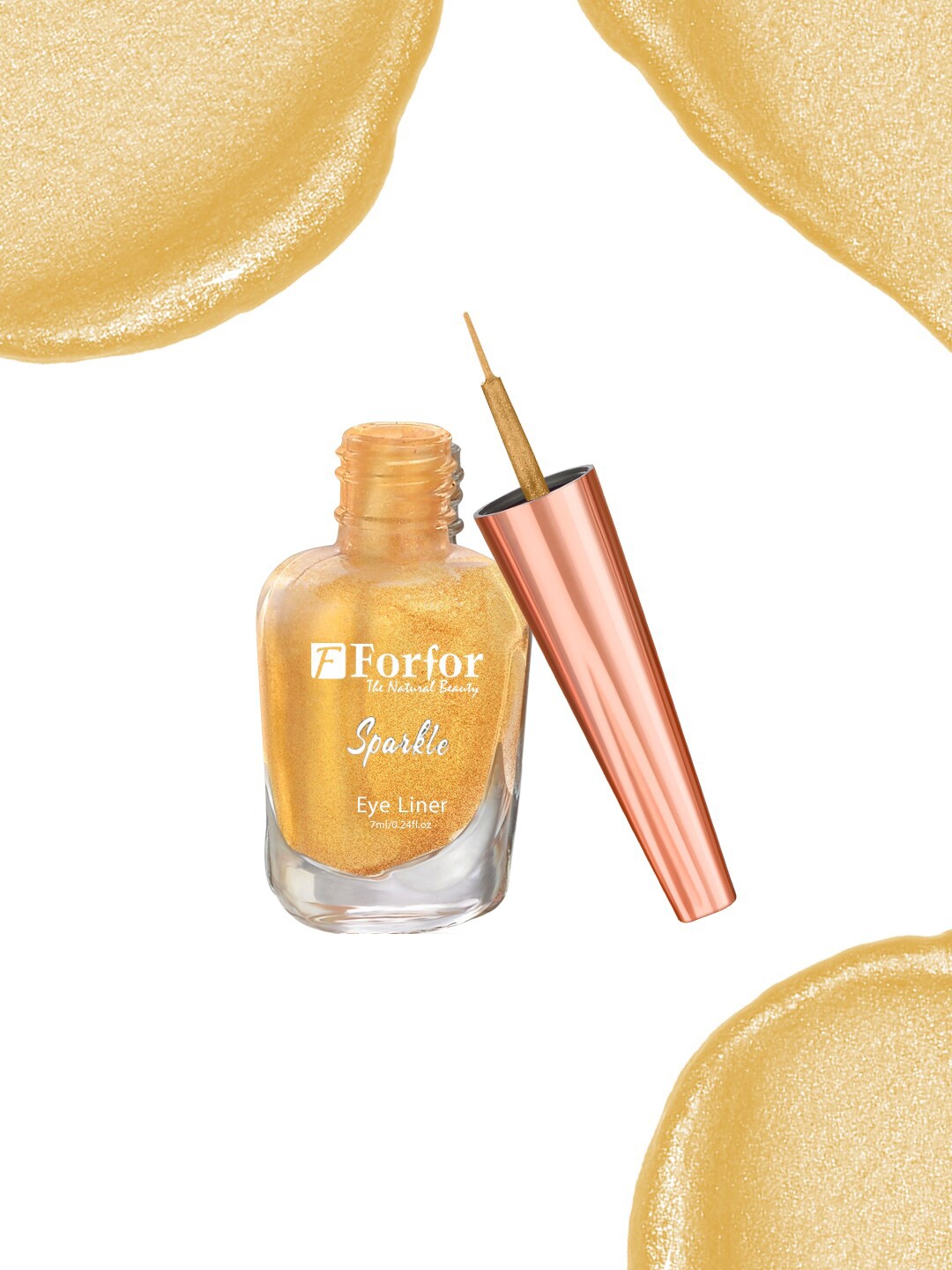 

FORFOR Sparkle Glitter Liquid Eyeliner - 7ml - 04, Gold